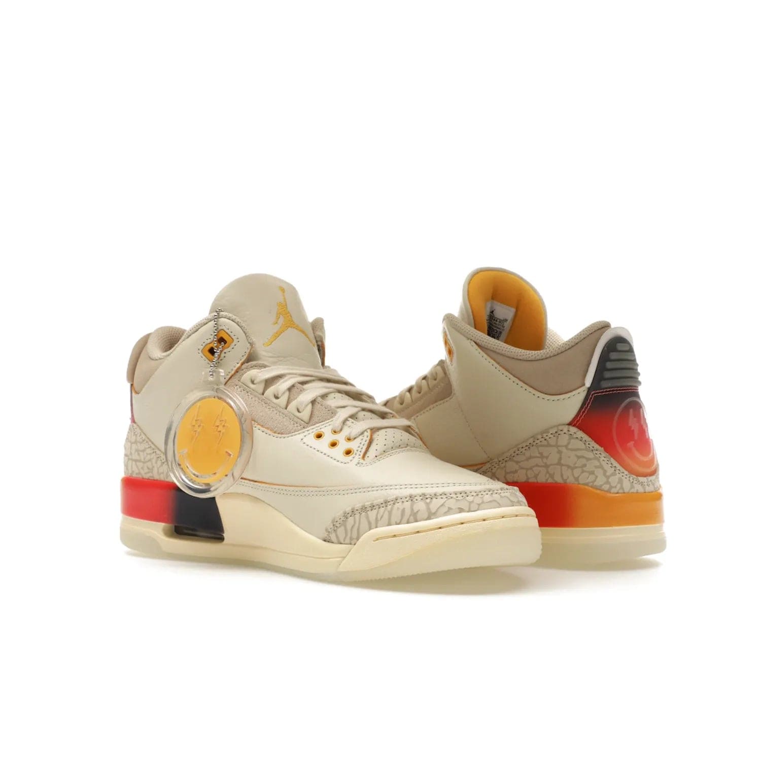 Jordan 3 Retro SP J Balvin Medellín Sunset - Image 23 - Only at www.BallersClubKickz.com - J Balvin x Jordan 3 Retro SP: Celebrate the joy of life with a colorful, homage to the electrifying reggaeton culture and iconic Jordan 3. Limited edition, Sept. 23. $250.