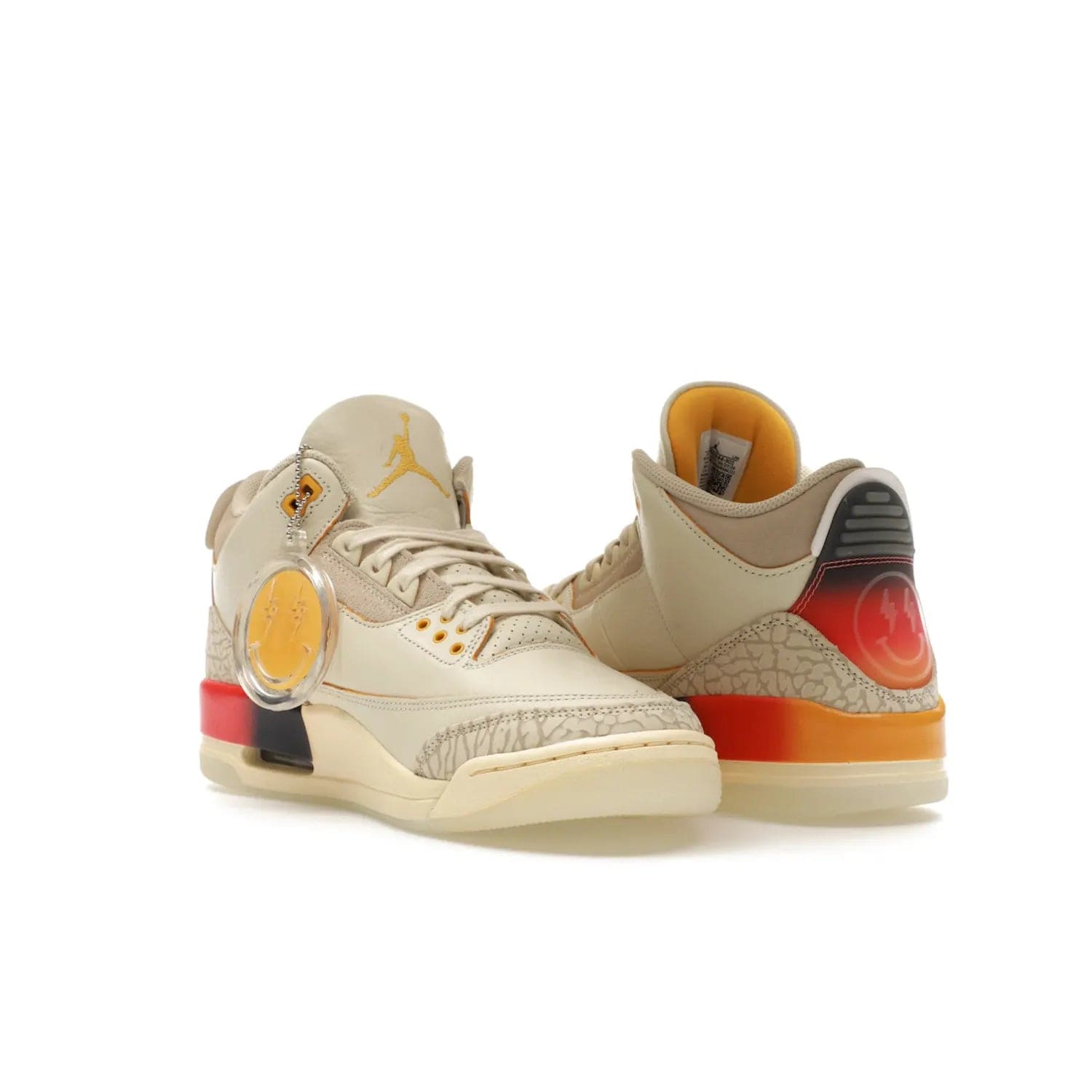 Jordan 3 Retro SP J Balvin Medellín Sunset - Image 24 - Only at www.BallersClubKickz.com - J Balvin x Jordan 3 Retro SP: Celebrate the joy of life with a colorful, homage to the electrifying reggaeton culture and iconic Jordan 3. Limited edition, Sept. 23. $250.