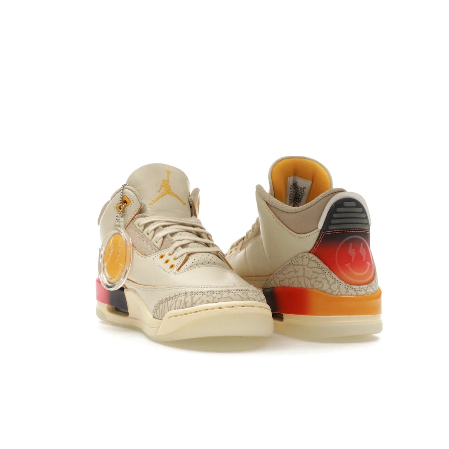 Jordan 3 Retro SP J Balvin Medellín Sunset - Image 25 - Only at www.BallersClubKickz.com - J Balvin x Jordan 3 Retro SP: Celebrate the joy of life with a colorful, homage to the electrifying reggaeton culture and iconic Jordan 3. Limited edition, Sept. 23. $250.