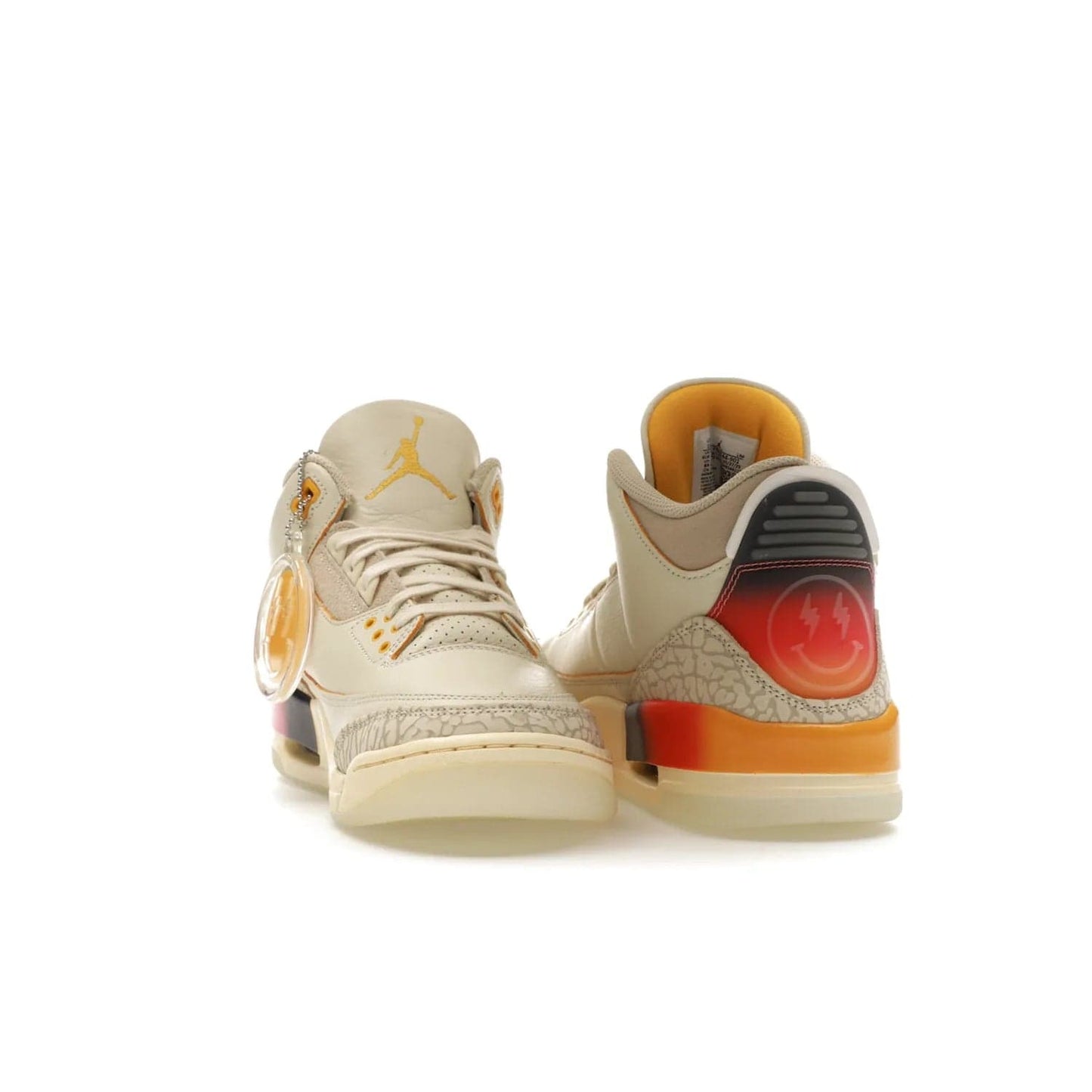 Jordan 3 Retro SP J Balvin Medellín Sunset - Image 26 - Only at www.BallersClubKickz.com - J Balvin x Jordan 3 Retro SP: Celebrate the joy of life with a colorful, homage to the electrifying reggaeton culture and iconic Jordan 3. Limited edition, Sept. 23. $250.
