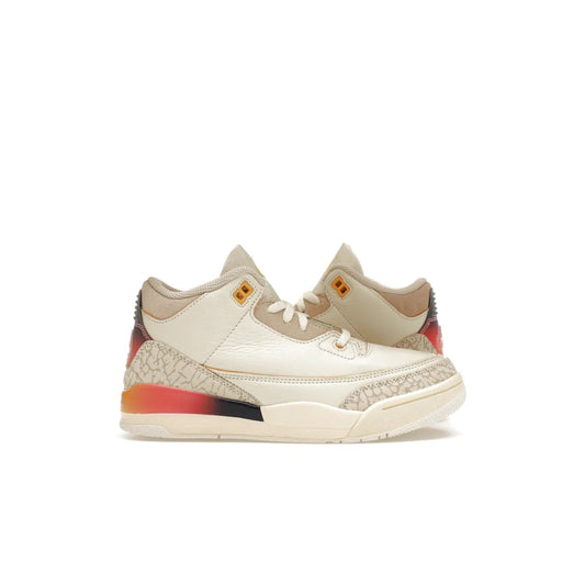 Jordan 3 Retro SP J Balvin Medellín Sunset (PS) - Image 1 - Only at www.BallersClubKickz.com - Jordan 3 Retro SP J Balvin Medellín Sunset (PS) arrives 2023-09-23. Add an edgy touch to your look with this vibrant multi-color sneaker.