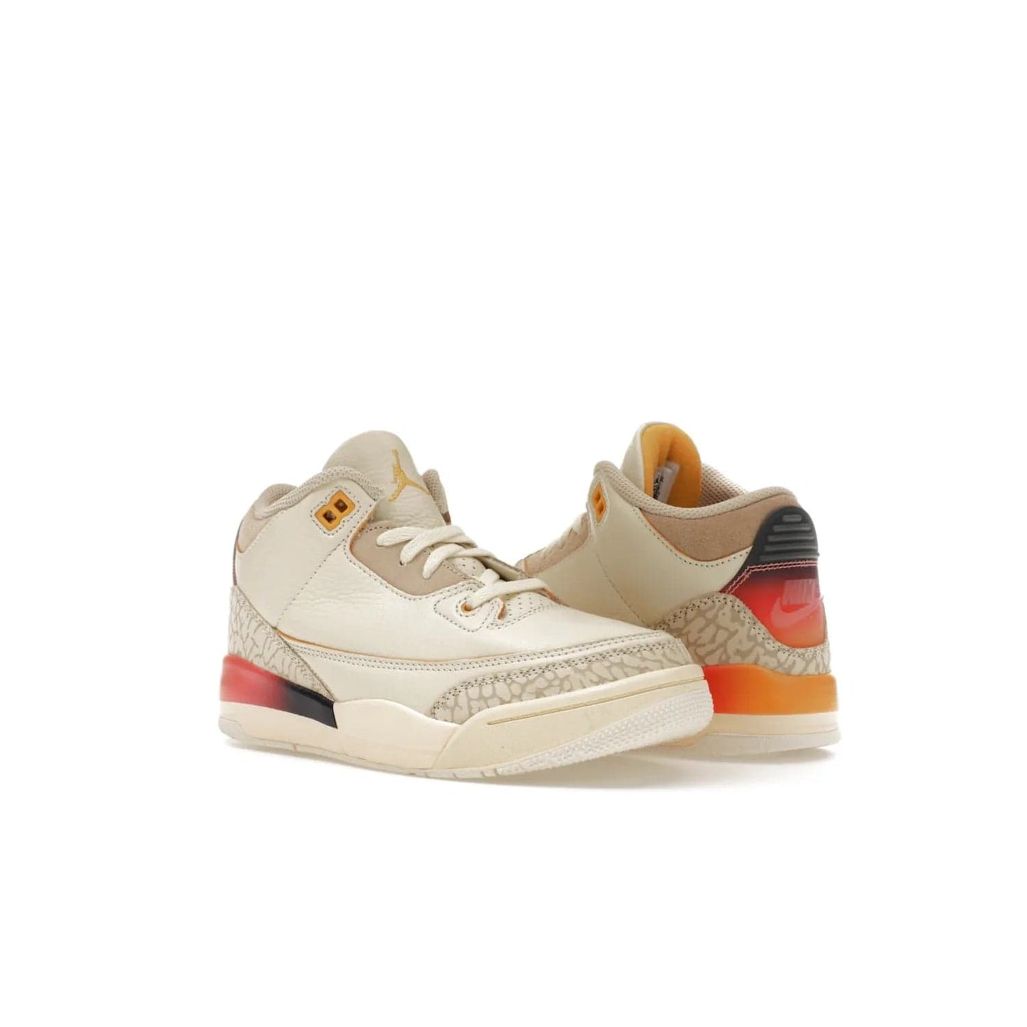 Jordan 3 Retro SP J Balvin Medellín Sunset (PS) - Image 5 - Only at www.BallersClubKickz.com - Jordan 3 Retro SP J Balvin Medellín Sunset (PS) arrives 2023-09-23. Add an edgy touch to your look with this vibrant multi-color sneaker.