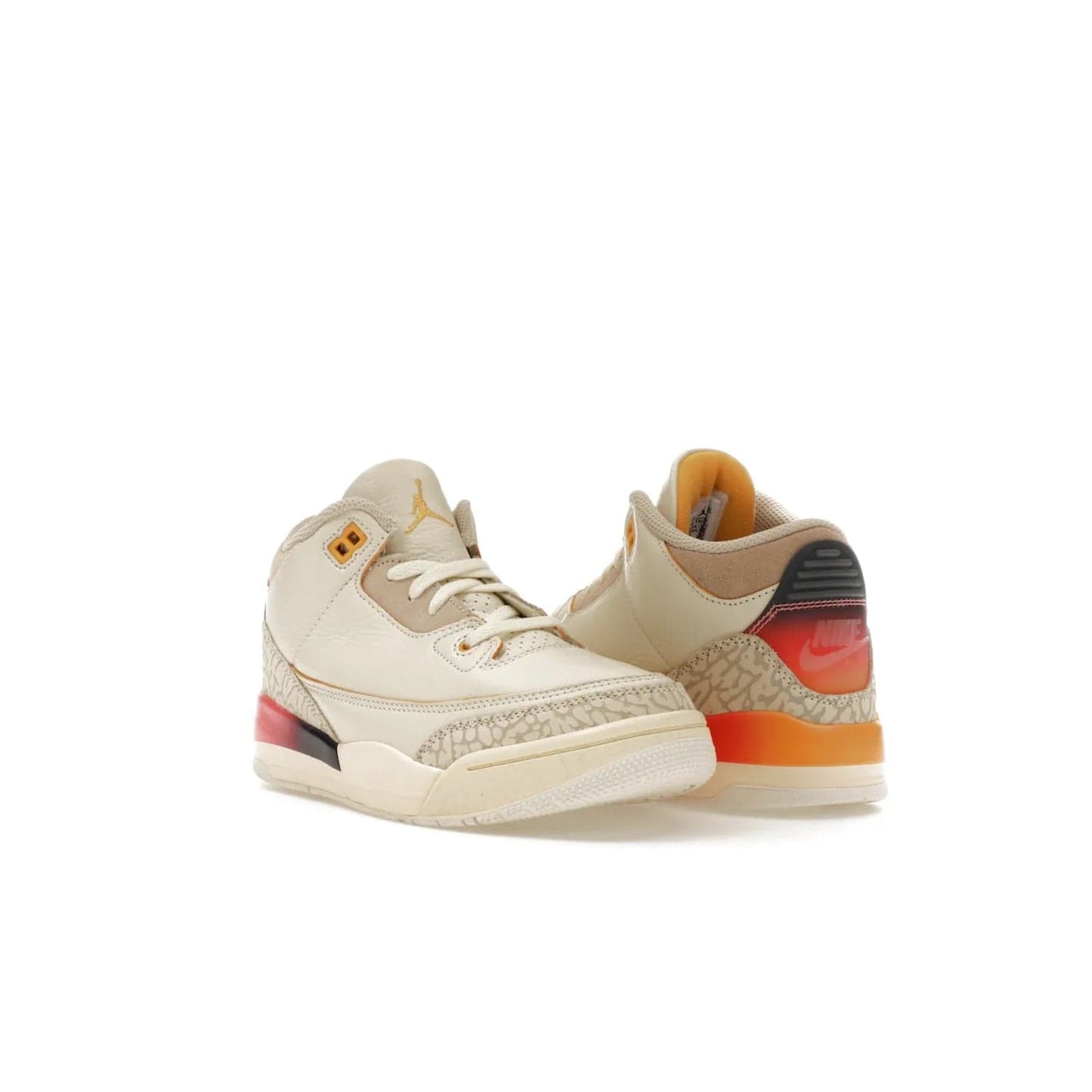 Jordan 3 Retro SP J Balvin Medellín Sunset (PS) - Image 6 - Only at www.BallersClubKickz.com - Jordan 3 Retro SP J Balvin Medellín Sunset (PS) arrives 2023-09-23. Add an edgy touch to your look with this vibrant multi-color sneaker.