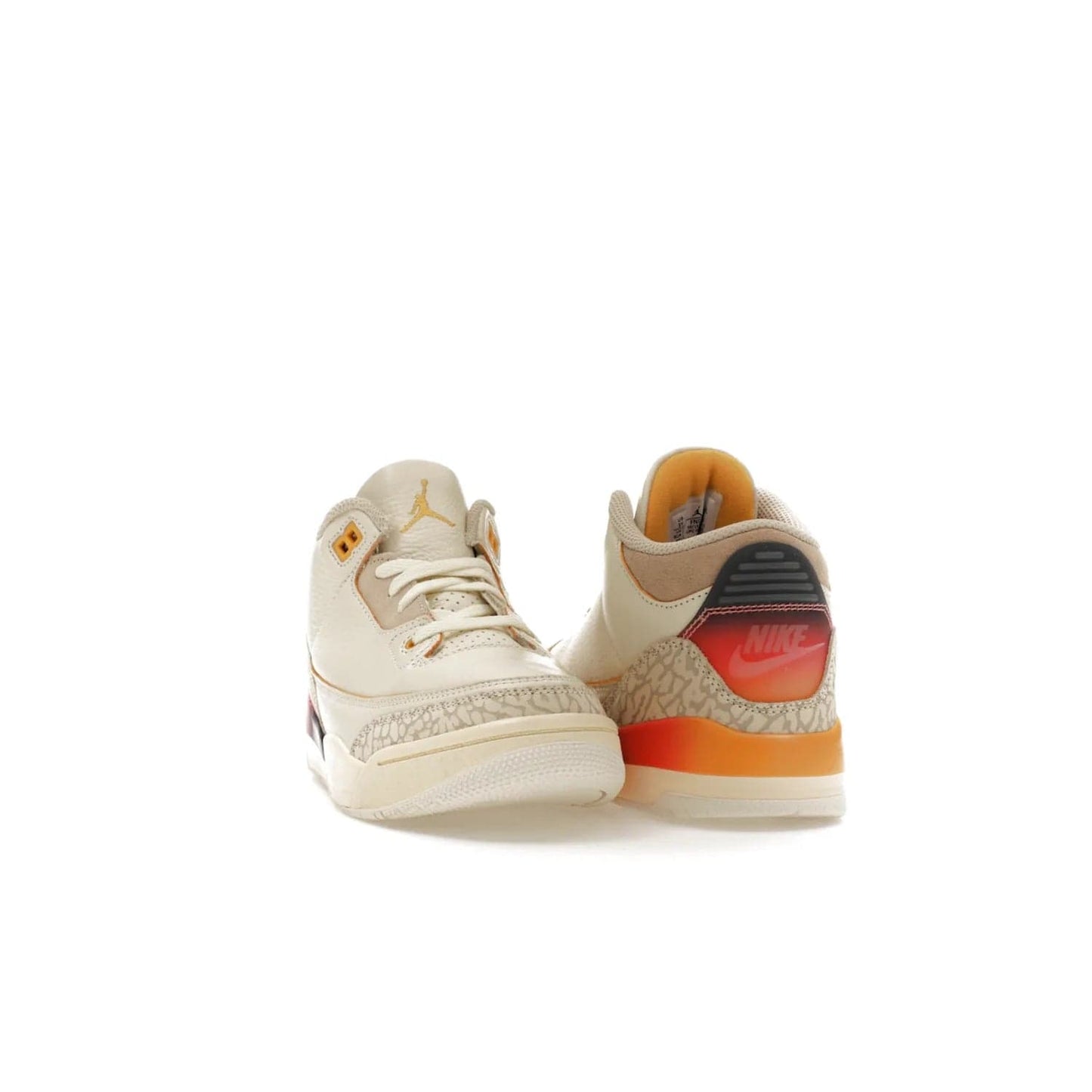 Jordan 3 Retro SP J Balvin Medellín Sunset (PS) - Image 8 - Only at www.BallersClubKickz.com - Jordan 3 Retro SP J Balvin Medellín Sunset (PS) arrives 2023-09-23. Add an edgy touch to your look with this vibrant multi-color sneaker.