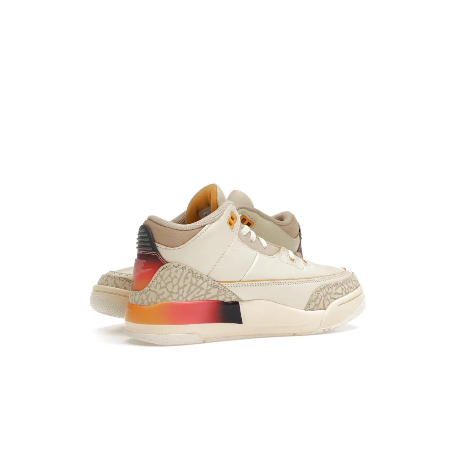 Jordan 3 Retro SP J Balvin Medellín Sunset (PS) - Image 16 - Only at www.BallersClubKickz.com - Jordan 3 Retro SP J Balvin Medellín Sunset (PS) arrives 2023-09-23. Add an edgy touch to your look with this vibrant multi-color sneaker.