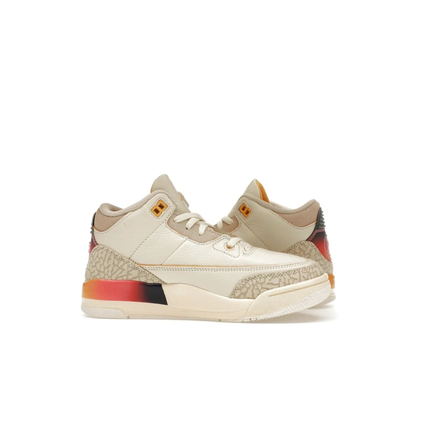 Jordan 3 Retro SP J Balvin Medellín Sunset (PS) - Image 20 - Only at www.BallersClubKickz.com - Jordan 3 Retro SP J Balvin Medellín Sunset (PS) arrives 2023-09-23. Add an edgy touch to your look with this vibrant multi-color sneaker.