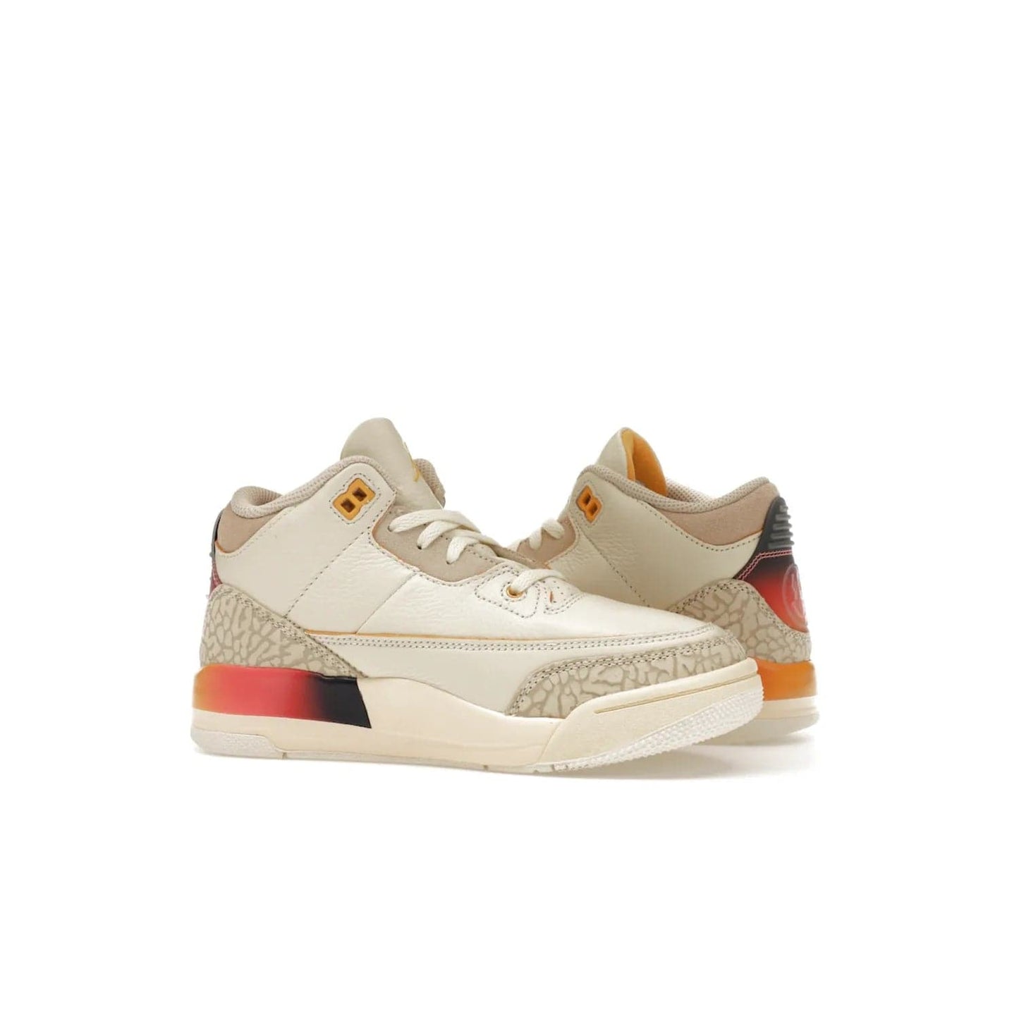 Jordan 3 Retro SP J Balvin Medellín Sunset (PS) - Image 21 - Only at www.BallersClubKickz.com - Jordan 3 Retro SP J Balvin Medellín Sunset (PS) arrives 2023-09-23. Add an edgy touch to your look with this vibrant multi-color sneaker.