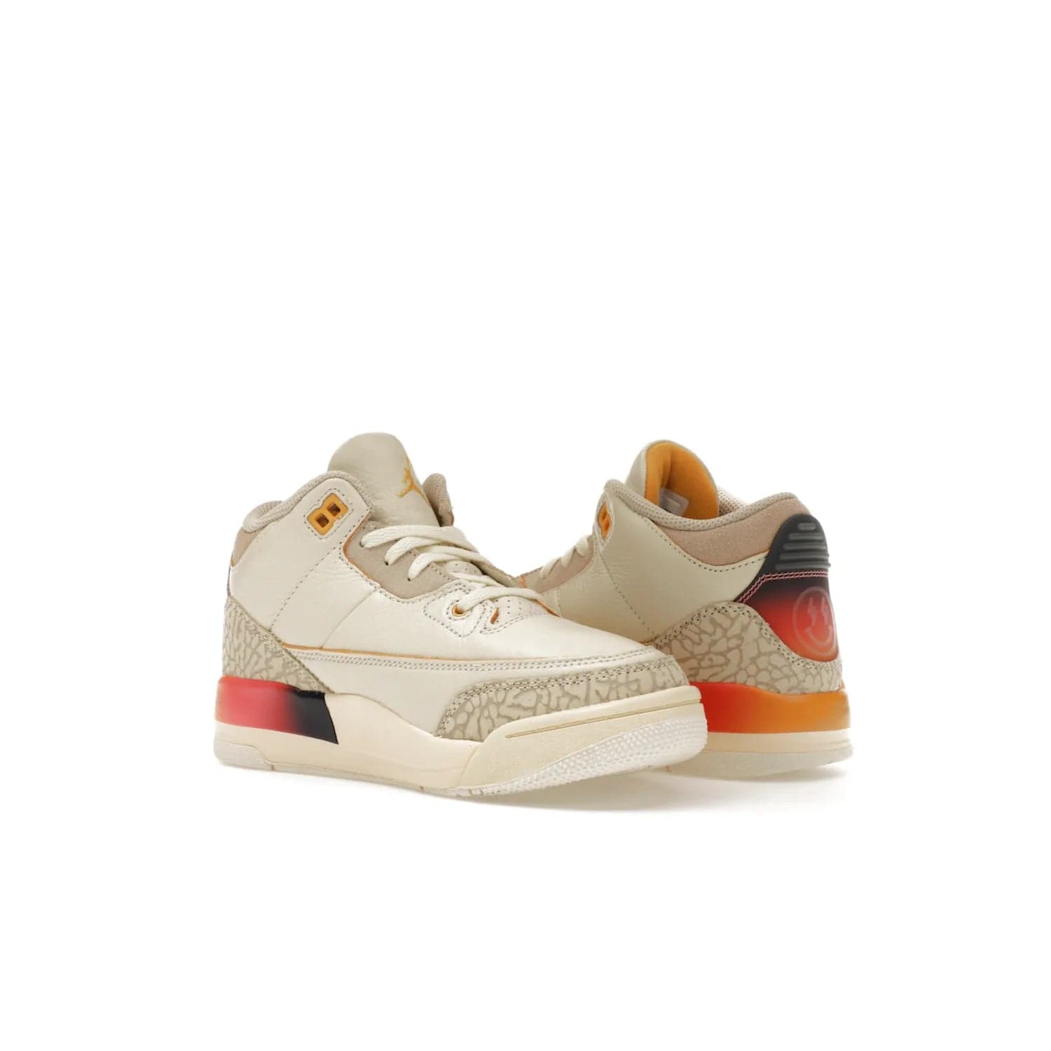 Jordan 3 Retro SP J Balvin Medellín Sunset (PS) - Image 23 - Only at www.BallersClubKickz.com - Jordan 3 Retro SP J Balvin Medellín Sunset (PS) arrives 2023-09-23. Add an edgy touch to your look with this vibrant multi-color sneaker.