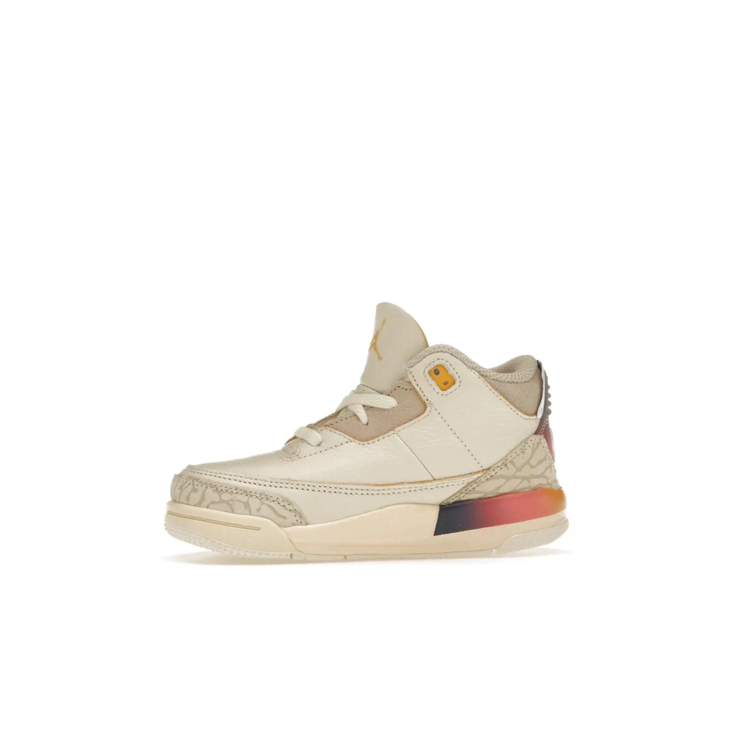 Jordan 3 Retro SP J Balvin Medellín Sunset (TD) - Image 18 - Only at www.BallersClubKickz.com - Celebrate Afro-Colombian reggaeton superstar J Balvin with the Jordan 3 Retro SP J Balvin Medellín Sunset (TD). Releasing in September 2023, the shoe features a multi-colored upper and midsole, and an artistic design for a major statement.