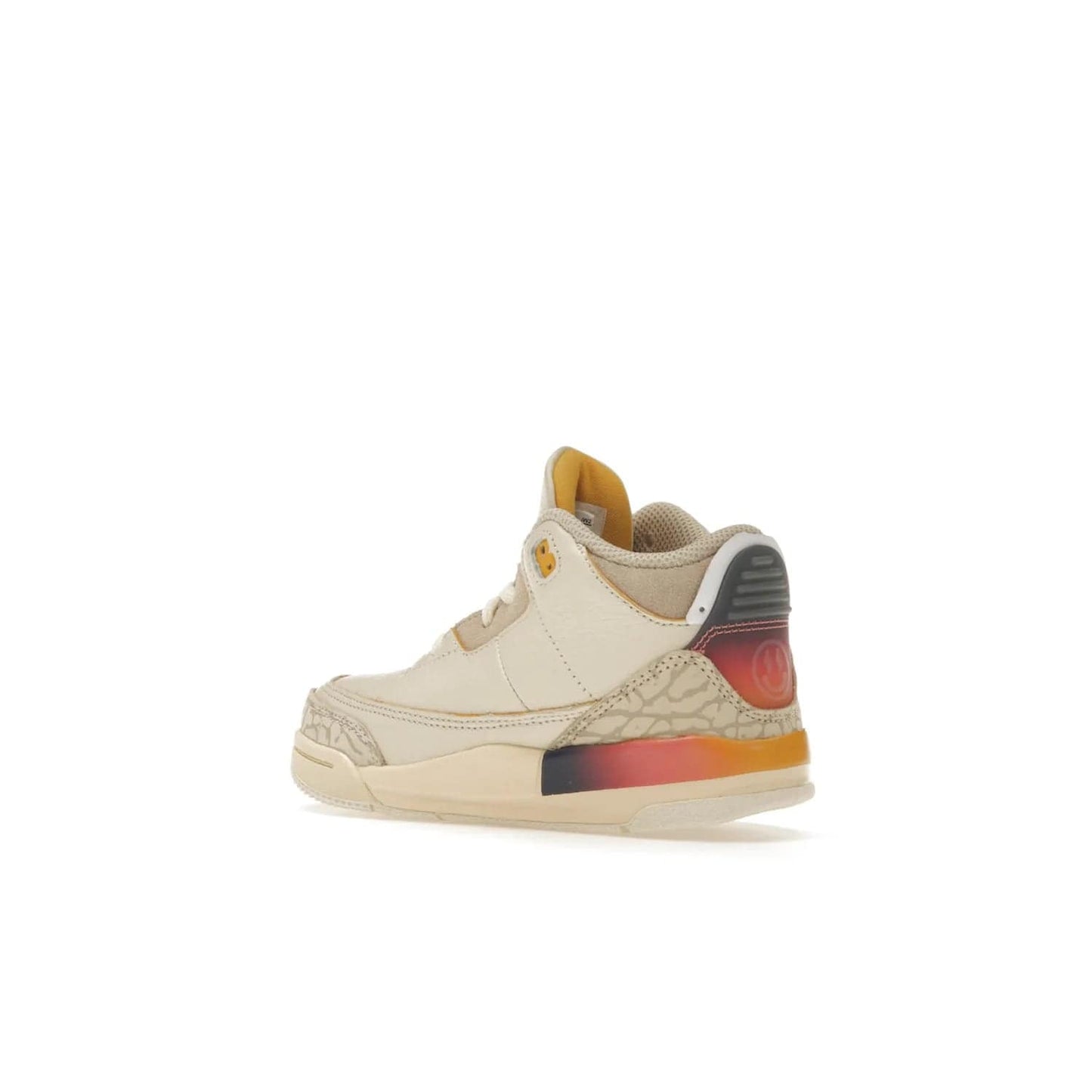 Jordan 3 Retro SP J Balvin Medellín Sunset (TD) - Image 23 - Only at www.BallersClubKickz.com - Celebrate Afro-Colombian reggaeton superstar J Balvin with the Jordan 3 Retro SP J Balvin Medellín Sunset (TD). Releasing in September 2023, the shoe features a multi-colored upper and midsole, and an artistic design for a major statement.
