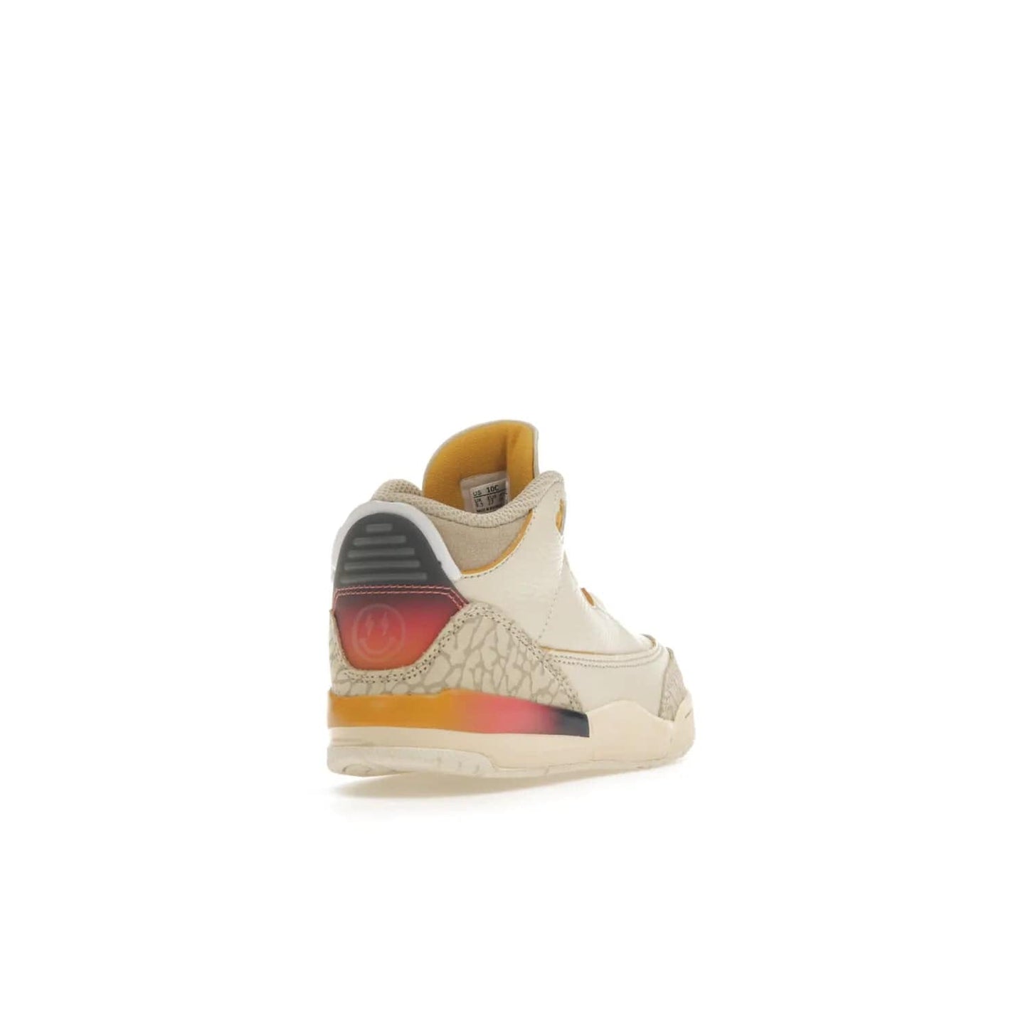 Jordan 3 Retro SP J Balvin Medellín Sunset (TD) - Image 31 - Only at www.BallersClubKickz.com - Celebrate Afro-Colombian reggaeton superstar J Balvin with the Jordan 3 Retro SP J Balvin Medellín Sunset (TD). Releasing in September 2023, the shoe features a multi-colored upper and midsole, and an artistic design for a major statement.