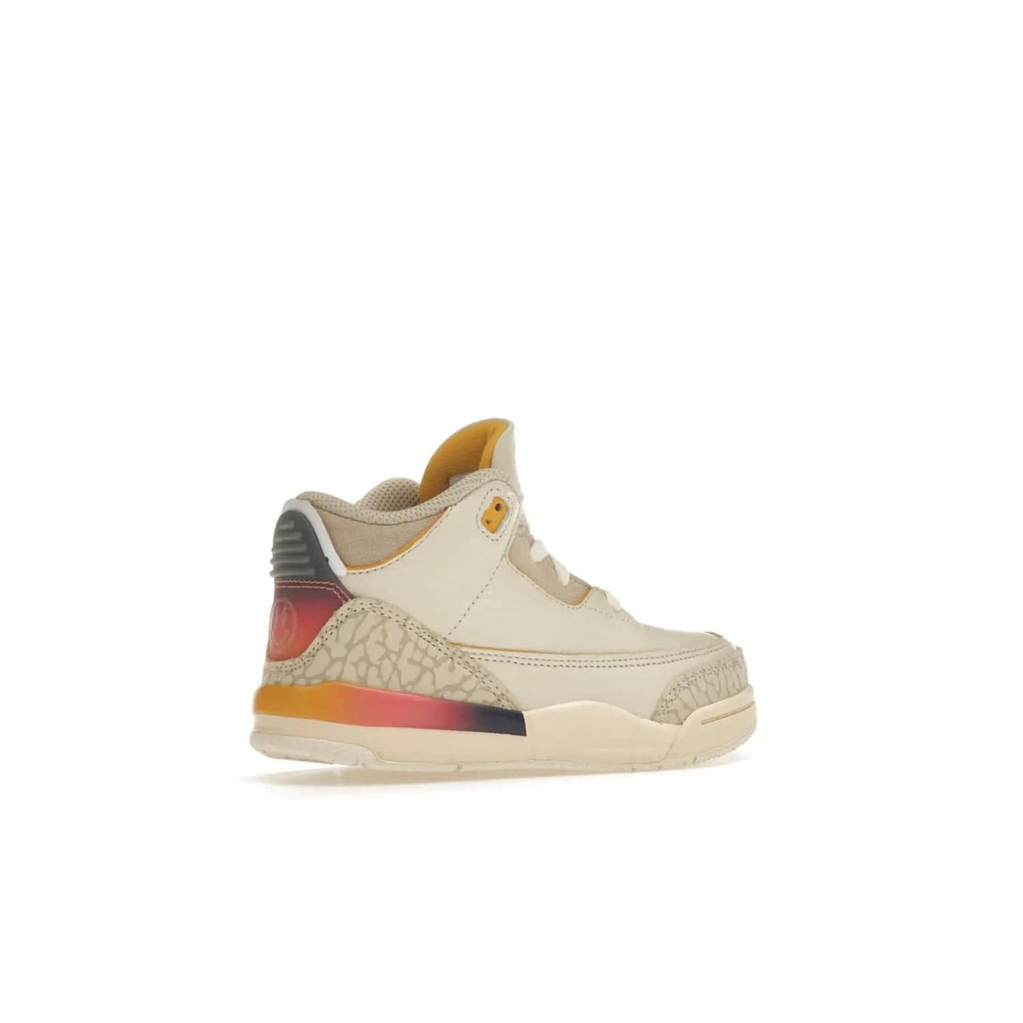 Jordan 3 Retro SP J Balvin Medellín Sunset (TD) - Image 34 - Only at www.BallersClubKickz.com - Celebrate Afro-Colombian reggaeton superstar J Balvin with the Jordan 3 Retro SP J Balvin Medellín Sunset (TD). Releasing in September 2023, the shoe features a multi-colored upper and midsole, and an artistic design for a major statement.