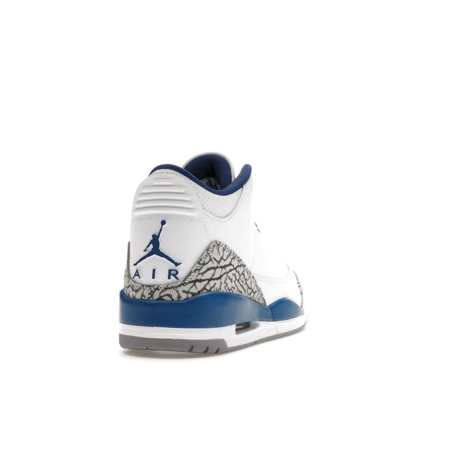 Jordan 3 Retro Wizards - Image 30 - Only at www.BallersClubKickz.com - ##
Special tribute sneaker from Jordan Brand to Michael Jordan's time with the Washington Wizards. Iconic white upper, orange Jumpman logo, blue accents, metallic copper details, and cement grey outsole. Buy the Air Jordan 3 Retro Wizards April 29, 2023.