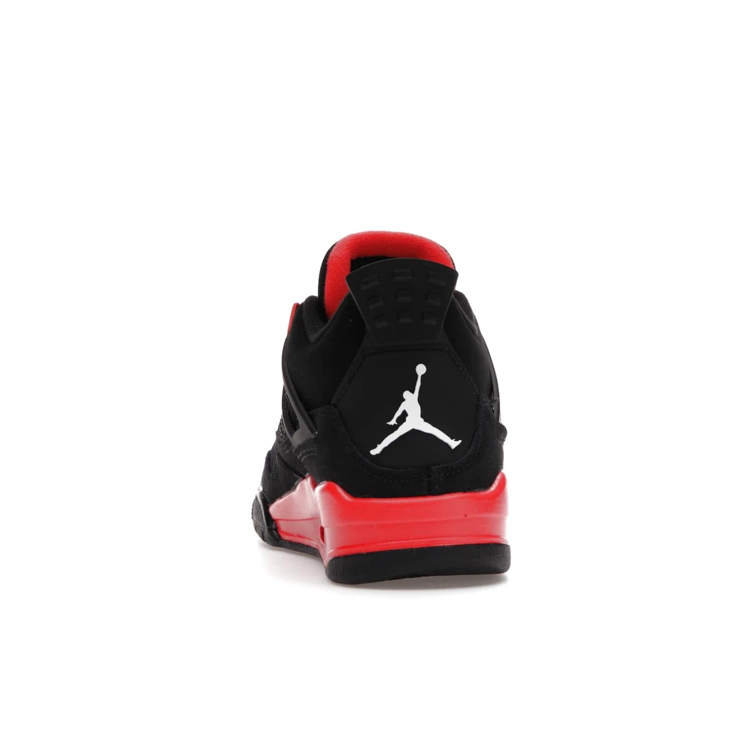 Jordan 4 Retro Red Thunder (GS) - Image 27 - Only at www.BallersClubKickz.com - The Air Jordan 4 Retro Red Thunder GS features a stylish black and crimson upper with a Jumpman logo. Athletic midsole with Air bubbles for cushioning and black rubber outsole with iconic motif complete this classic sneaker.