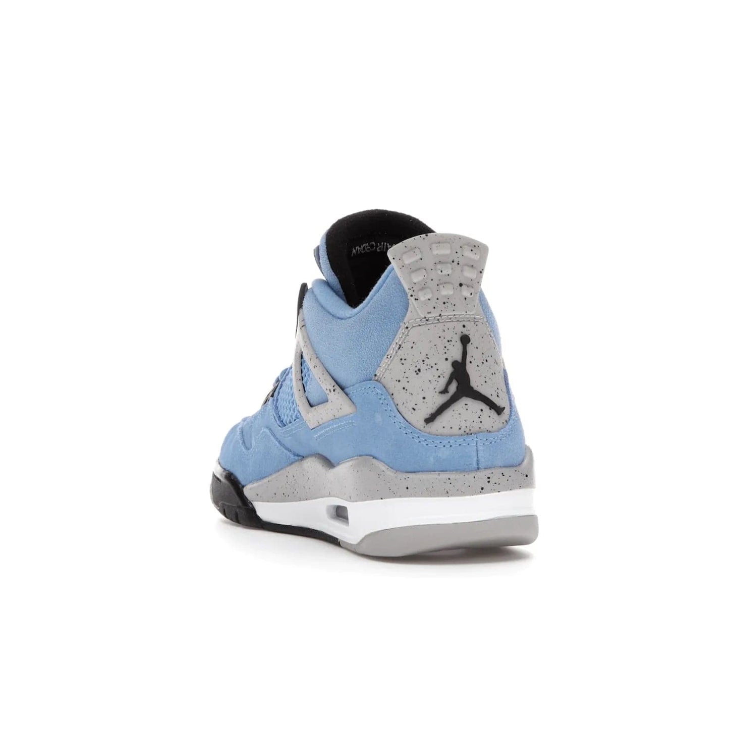 Jordan 4 Retro University Blue (GS) - Image 26 - Only at www.BallersClubKickz.com - Air Jordan 4 Retro University Blue GS: Classic silhouette and vibrant colors. Featuring a suede upper and Jumpman icon, this grade school-size shoe is perfect for collections and retails at $150.