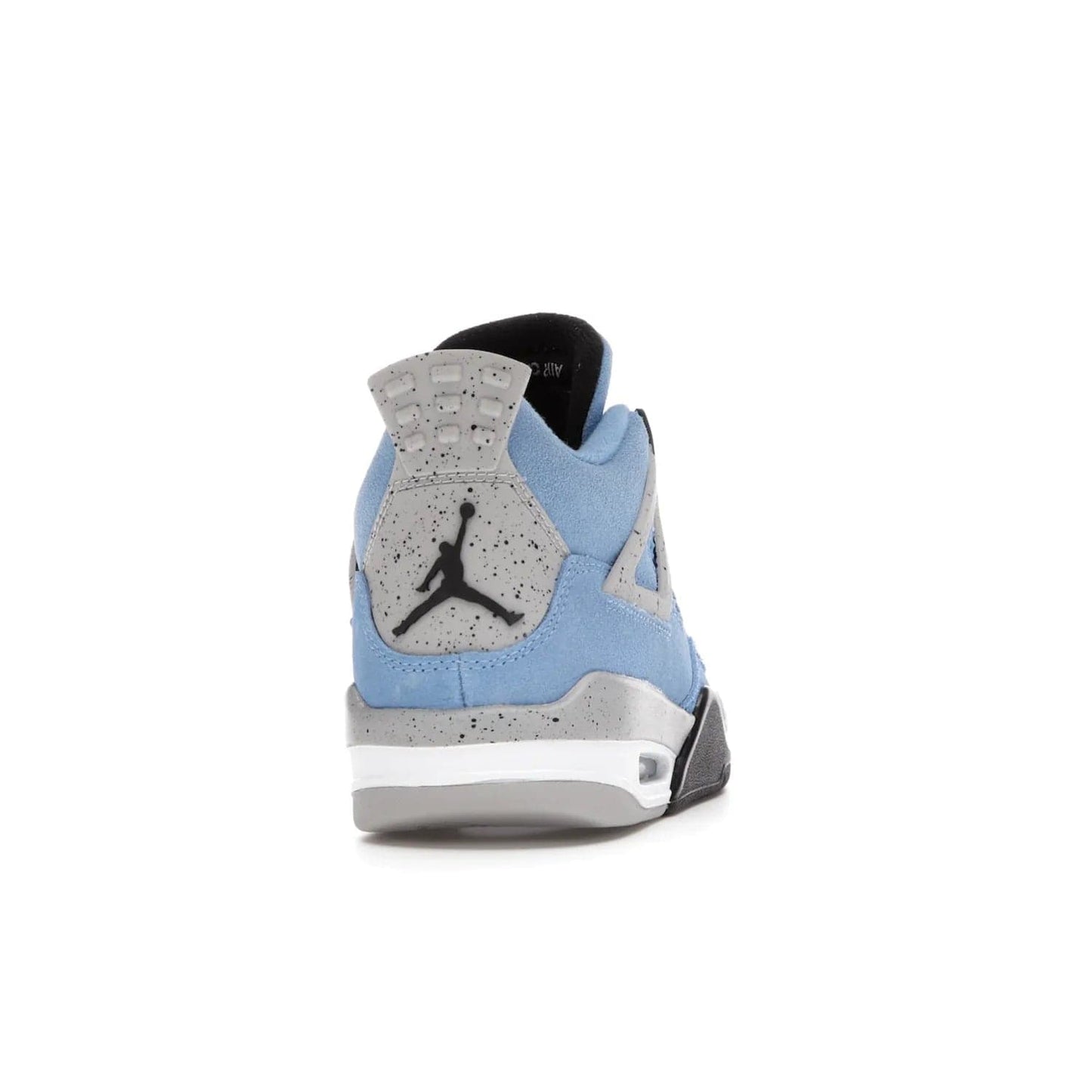 Jordan 4 Retro University Blue (GS) - Image 29 - Only at www.BallersClubKickz.com - Air Jordan 4 Retro University Blue GS: Classic silhouette and vibrant colors. Featuring a suede upper and Jumpman icon, this grade school-size shoe is perfect for collections and retails at $150.