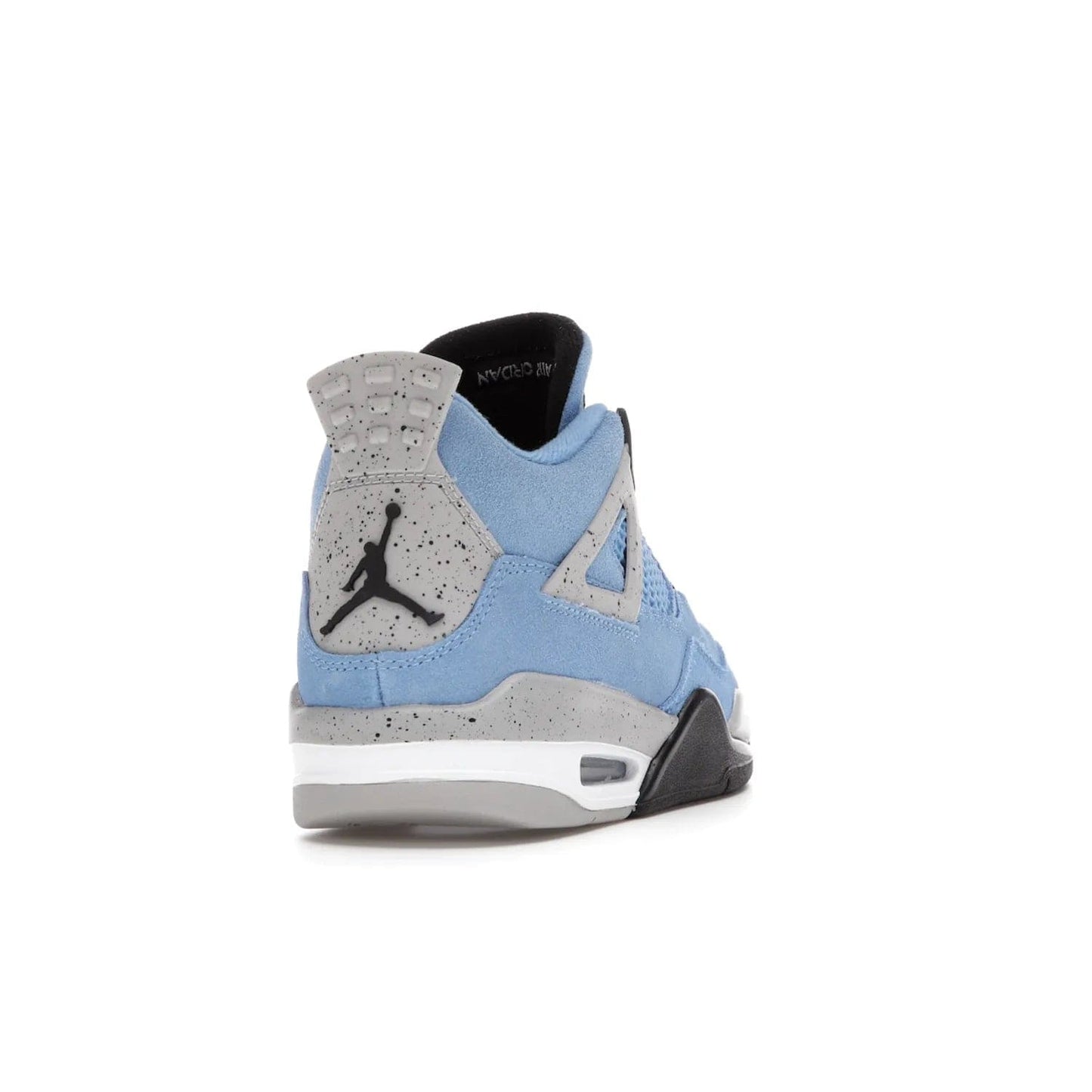 Jordan 4 Retro University Blue (GS) - Image 30 - Only at www.BallersClubKickz.com - Air Jordan 4 Retro University Blue GS: Classic silhouette and vibrant colors. Featuring a suede upper and Jumpman icon, this grade school-size shoe is perfect for collections and retails at $150.