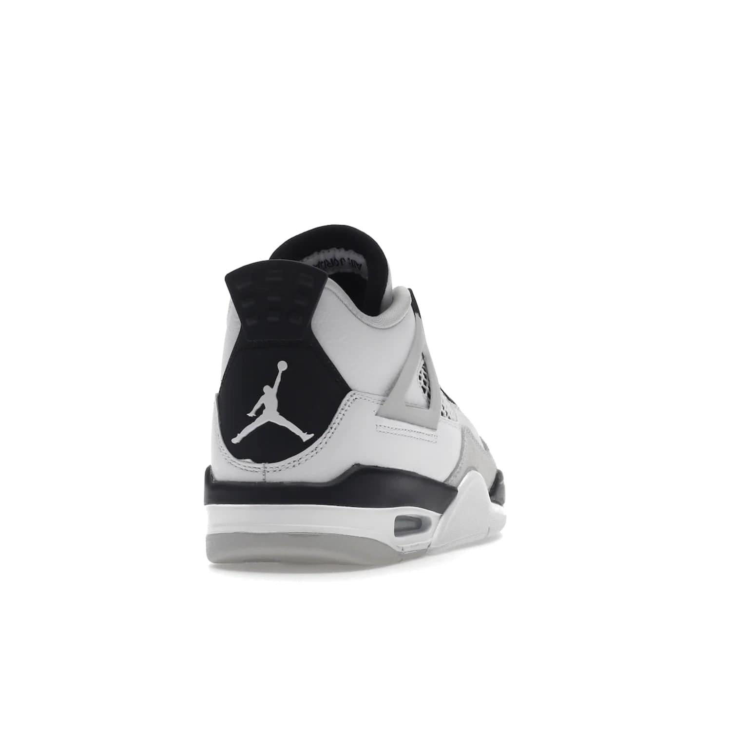 Jordan 4 Retro Military Black (GS) - Image 30 - Only at www.BallersClubKickz.com - A must-have for grade schoolers, the Air Jordan 4 Retro Military Black (GS) offers classic style with plenty of breathable support. Featuring a white sole and base with suede and leather overlays in subtle black and grey tones, the shoes are perfect for active pursuits and everyday comfort. Get an instant classic today!