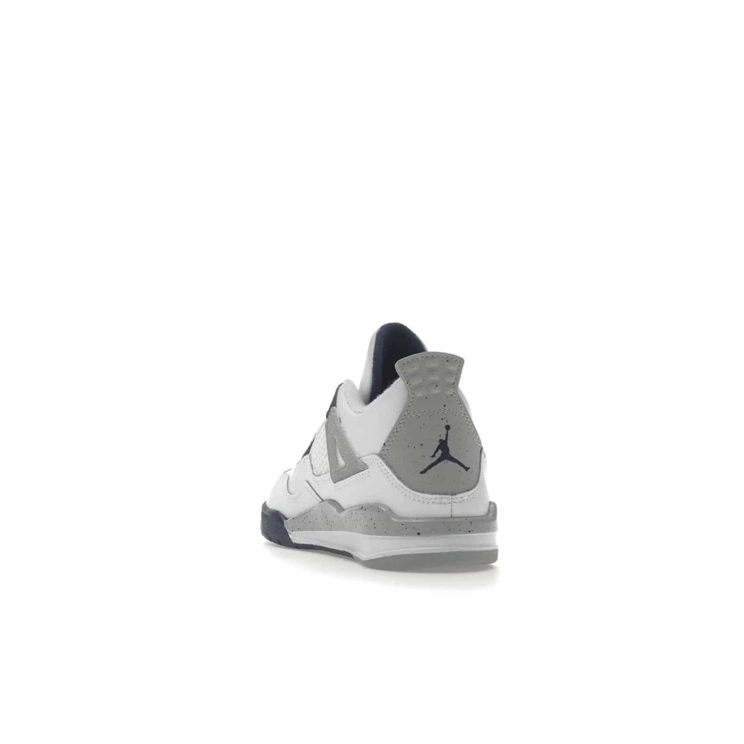 Jordan 4 Retro Midnight Navy (PS) - Image 26 - Only at www.BallersClubKickz.com - Get freshened up for the start of the year with the Air Jordan 4 Retro Midnight Navy PS. Boasting iconic 1989 styling with updated features, including white tumbled leather overlays, a foam midsole, and a rubber outsole. Look your best and order by October 29th, 2022.