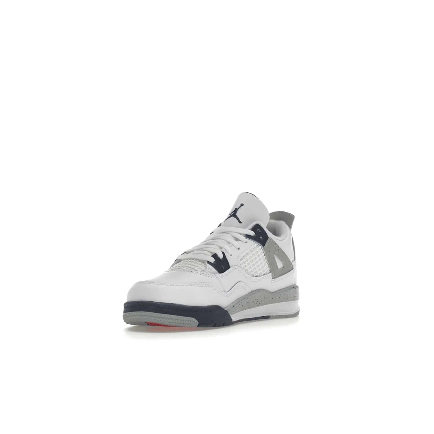 Jordan 4 Retro Midnight Navy (PS) - Image 14 - Only at www.BallersClubKickz.com - Get freshened up for the start of the year with the Air Jordan 4 Retro Midnight Navy PS. Boasting iconic 1989 styling with updated features, including white tumbled leather overlays, a foam midsole, and a rubber outsole. Look your best and order by October 29th, 2022.