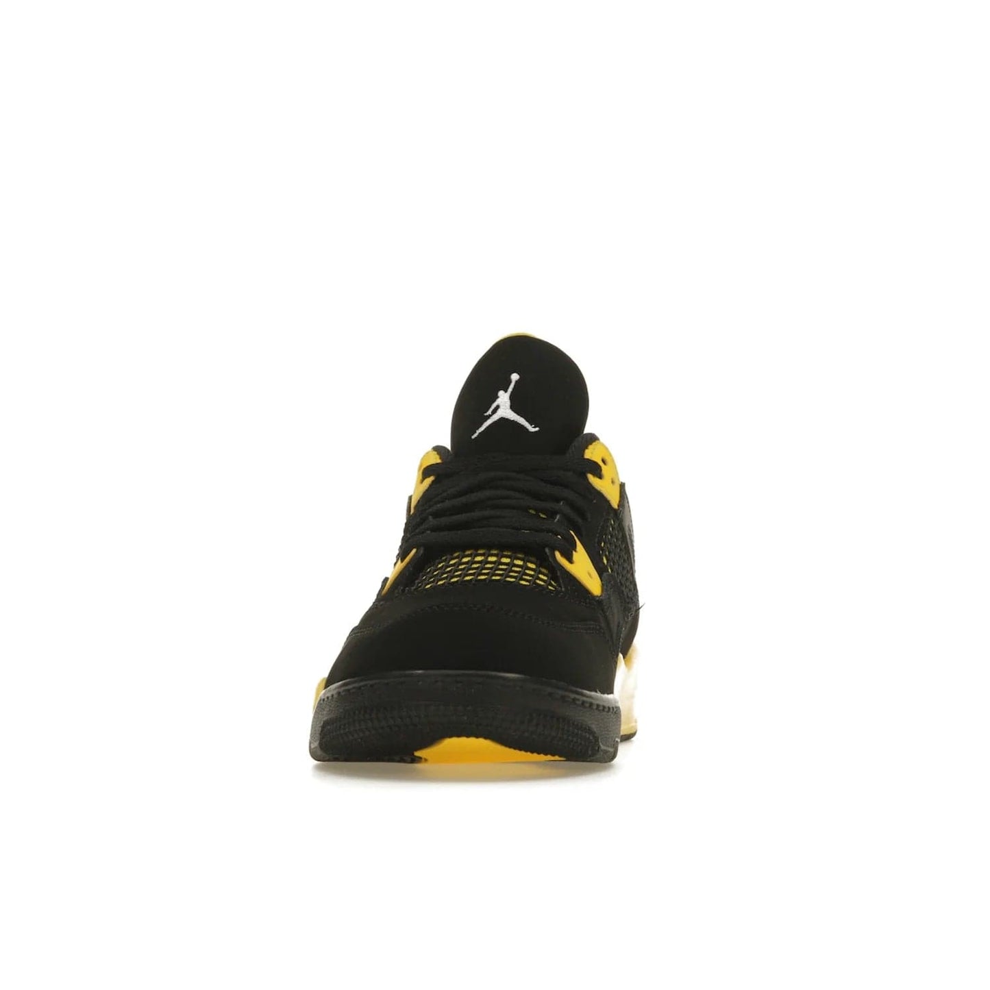 Jordan 4 Retro Thunder (2023) (PS) - Image 11 - Only at www.BallersClubKickz.com - Classic Jordan 4 Retro Thunder sneaker in Black and Tour Yellow colorway. Limited edition release expected to hit the shelves in 2023 on May 13th. Grab your pair!