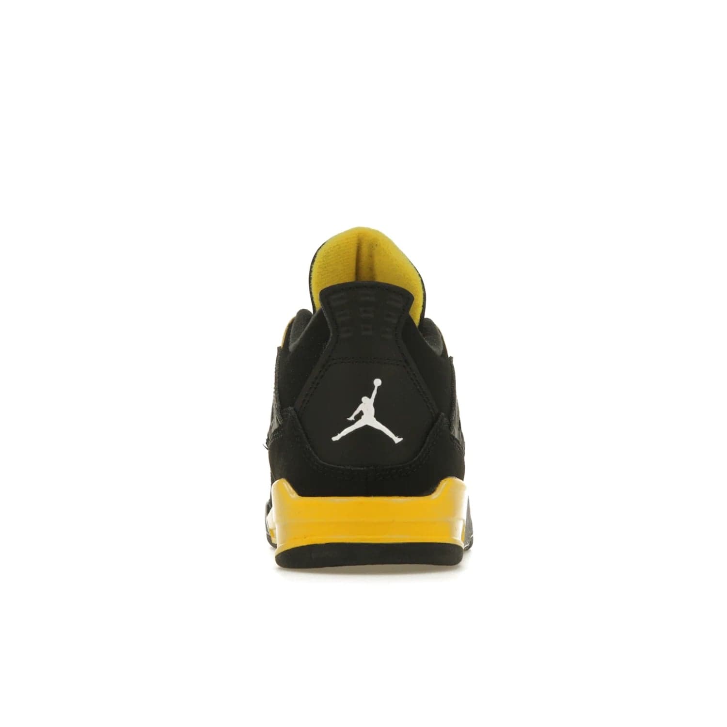 Jordan 4 Retro Thunder (2023) (PS) - Image 28 - Only at www.BallersClubKickz.com - Classic Jordan 4 Retro Thunder sneaker in Black and Tour Yellow colorway. Limited edition release expected to hit the shelves in 2023 on May 13th. Grab your pair!