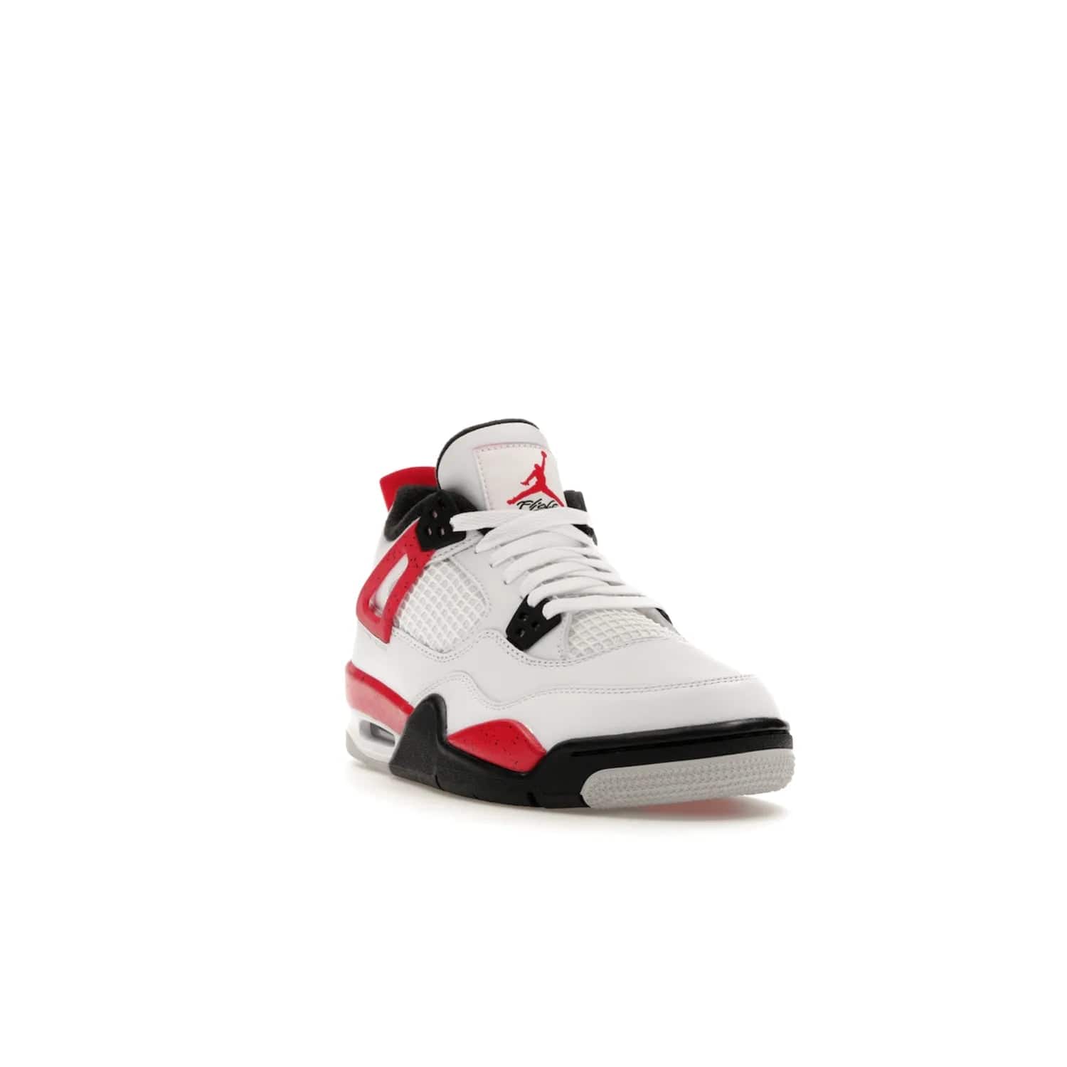 Jordan 4 Retro Red Cement (GS) - Image 7 - Only at www.BallersClubKickz.com - The Jordan 4 Retro ‘Red Cement’ mixes iconic style with modern grace. Featuring a mix of White, Fire Red, Black, and Neutral Grey, these timeless kicks drop mid-September 2023.