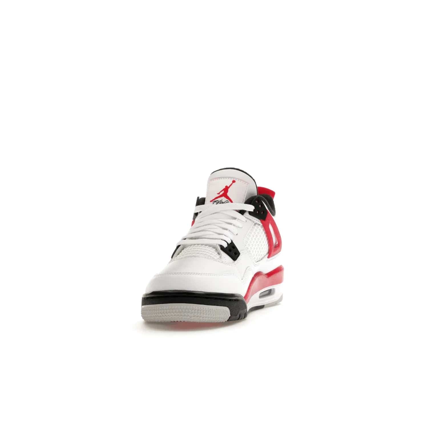 Jordan 4 Retro Red Cement (GS) - Image 12 - Only at www.BallersClubKickz.com - The Jordan 4 Retro ‘Red Cement’ mixes iconic style with modern grace. Featuring a mix of White, Fire Red, Black, and Neutral Grey, these timeless kicks drop mid-September 2023.