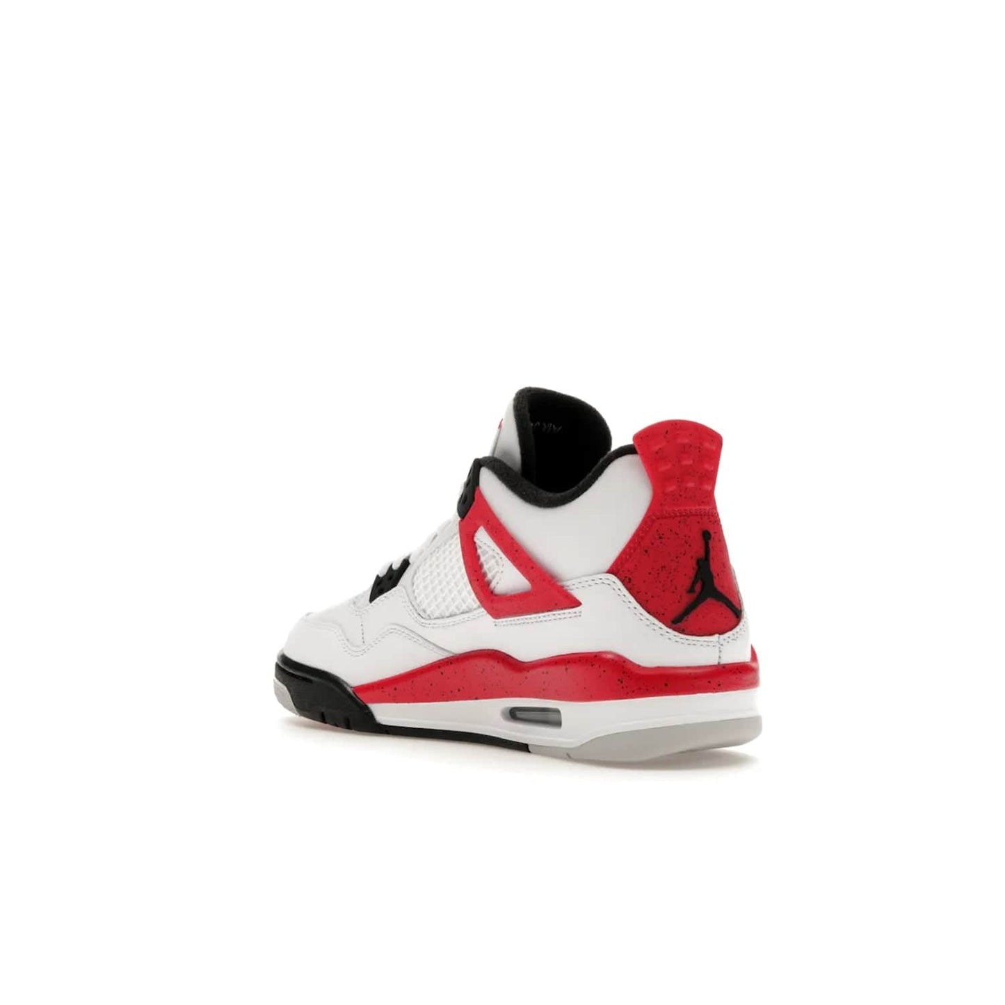 Jordan 4 Retro Red Cement (GS) - Image 24 - Only at www.BallersClubKickz.com - The Jordan 4 Retro ‘Red Cement’ mixes iconic style with modern grace. Featuring a mix of White, Fire Red, Black, and Neutral Grey, these timeless kicks drop mid-September 2023.