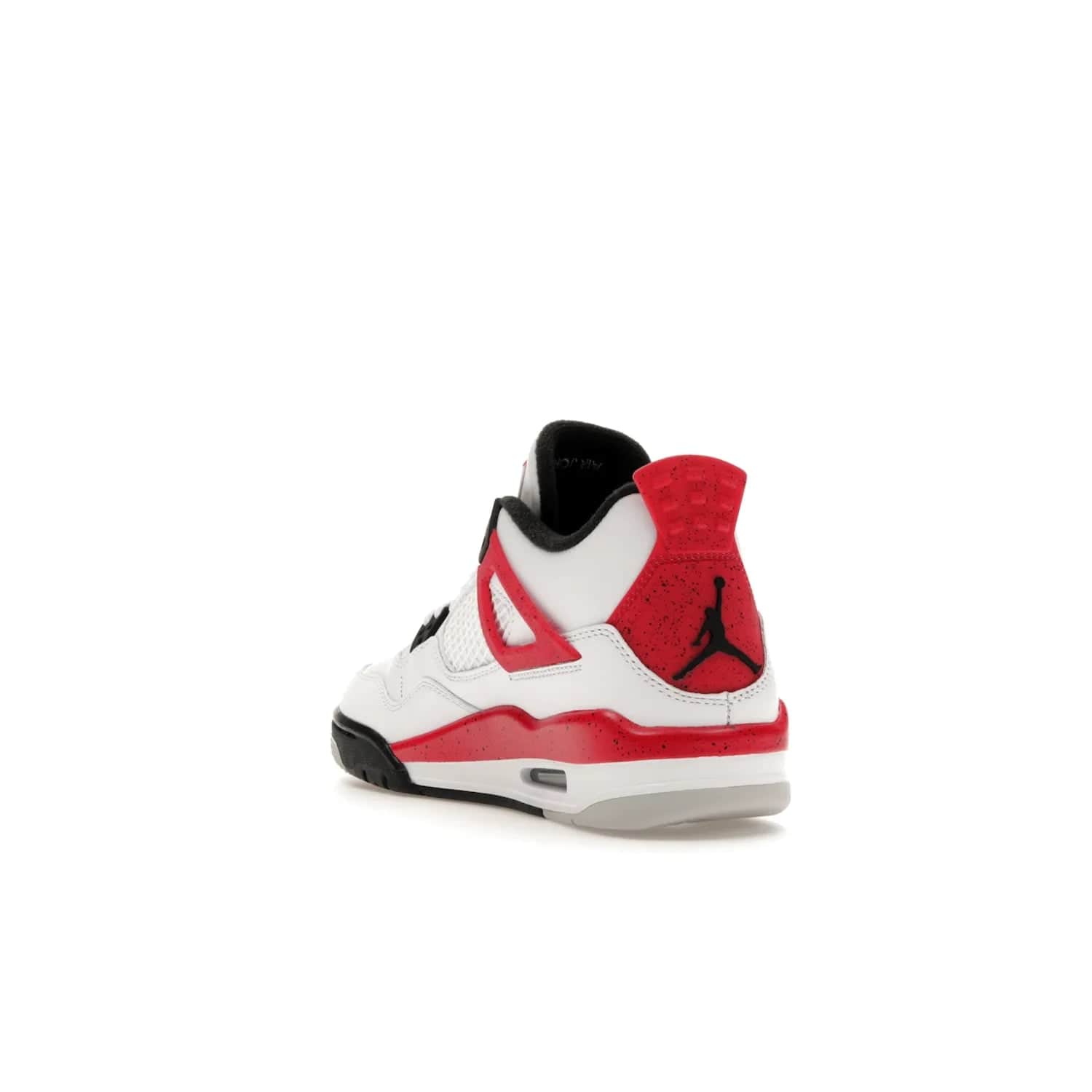 Jordan 4 Retro Red Cement (GS) - Image 25 - Only at www.BallersClubKickz.com - The Jordan 4 Retro ‘Red Cement’ mixes iconic style with modern grace. Featuring a mix of White, Fire Red, Black, and Neutral Grey, these timeless kicks drop mid-September 2023.