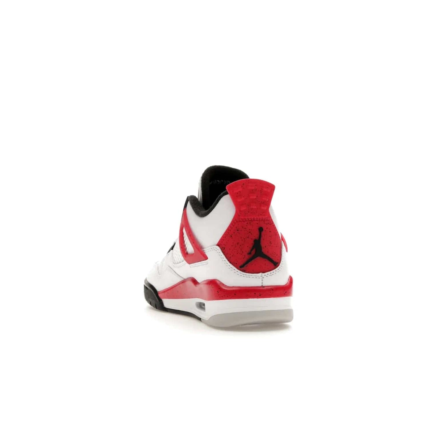 Jordan 4 Retro Red Cement (GS) - Image 26 - Only at www.BallersClubKickz.com - The Jordan 4 Retro ‘Red Cement’ mixes iconic style with modern grace. Featuring a mix of White, Fire Red, Black, and Neutral Grey, these timeless kicks drop mid-September 2023.