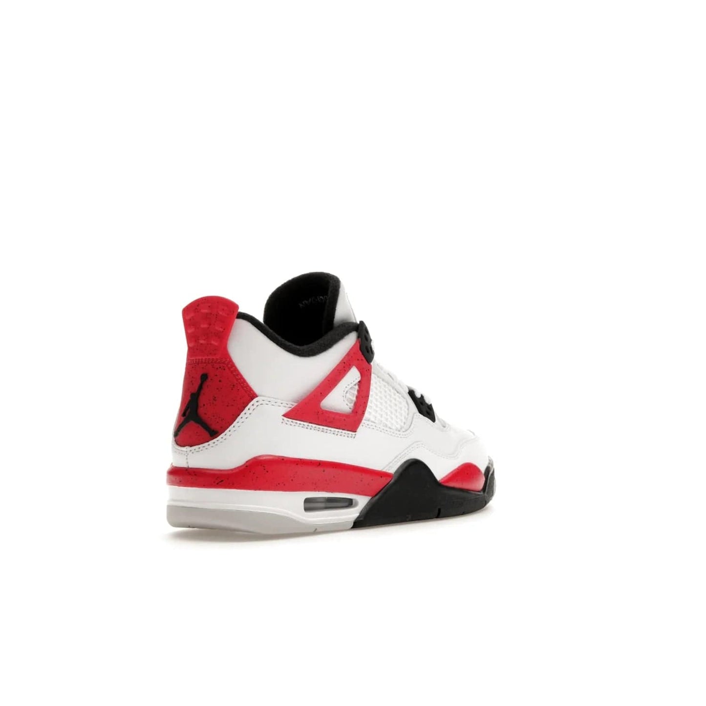 Jordan 4 Retro Red Cement (GS) - Image 32 - Only at www.BallersClubKickz.com - The Jordan 4 Retro ‘Red Cement’ mixes iconic style with modern grace. Featuring a mix of White, Fire Red, Black, and Neutral Grey, these timeless kicks drop mid-September 2023.