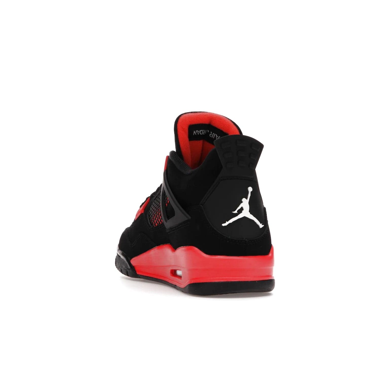 Jordan 4 Retro Red Thunder - Image 26 - Only at www.BallersClubKickz.com - Upscale your footwear with the Air Jordan 4 Retro Red Thunder. Featuring a Durabuck upper, red underlays, signature Flight patch, and vibrant red midsole, this retro sneaker adds style and edge. Releases in January 2022.