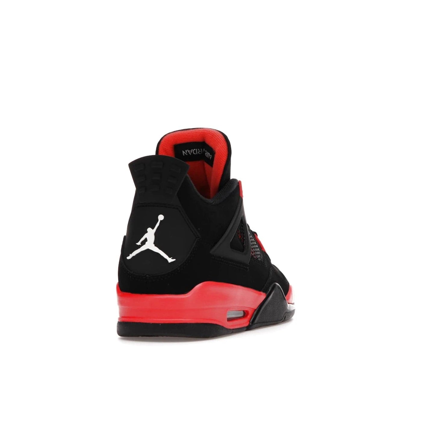 Jordan 4 Retro Red Thunder - Image 30 - Only at www.BallersClubKickz.com - Upscale your footwear with the Air Jordan 4 Retro Red Thunder. Featuring a Durabuck upper, red underlays, signature Flight patch, and vibrant red midsole, this retro sneaker adds style and edge. Releases in January 2022.