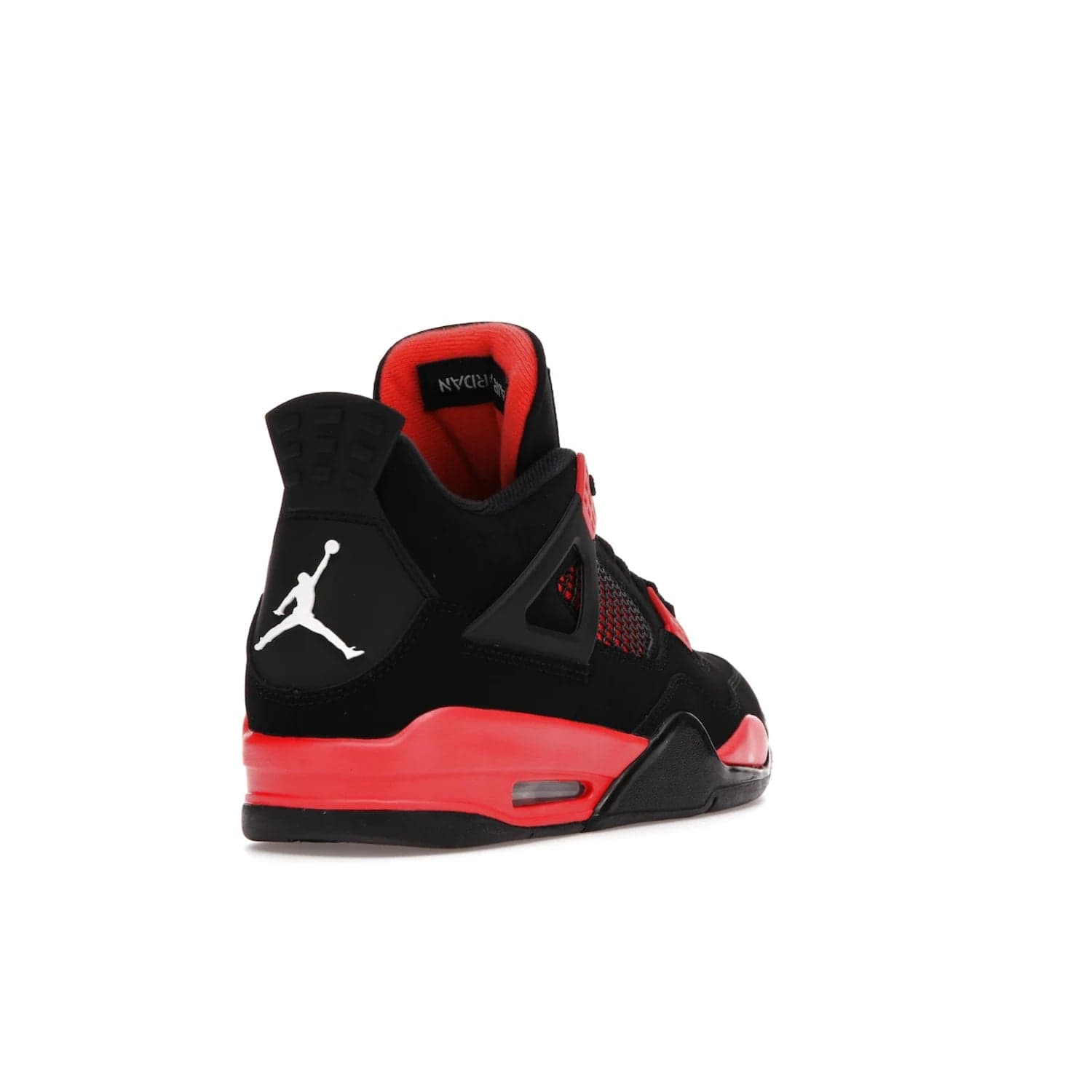 Jordan 4 Retro Red Thunder - Image 31 - Only at www.BallersClubKickz.com - Upscale your footwear with the Air Jordan 4 Retro Red Thunder. Featuring a Durabuck upper, red underlays, signature Flight patch, and vibrant red midsole, this retro sneaker adds style and edge. Releases in January 2022.