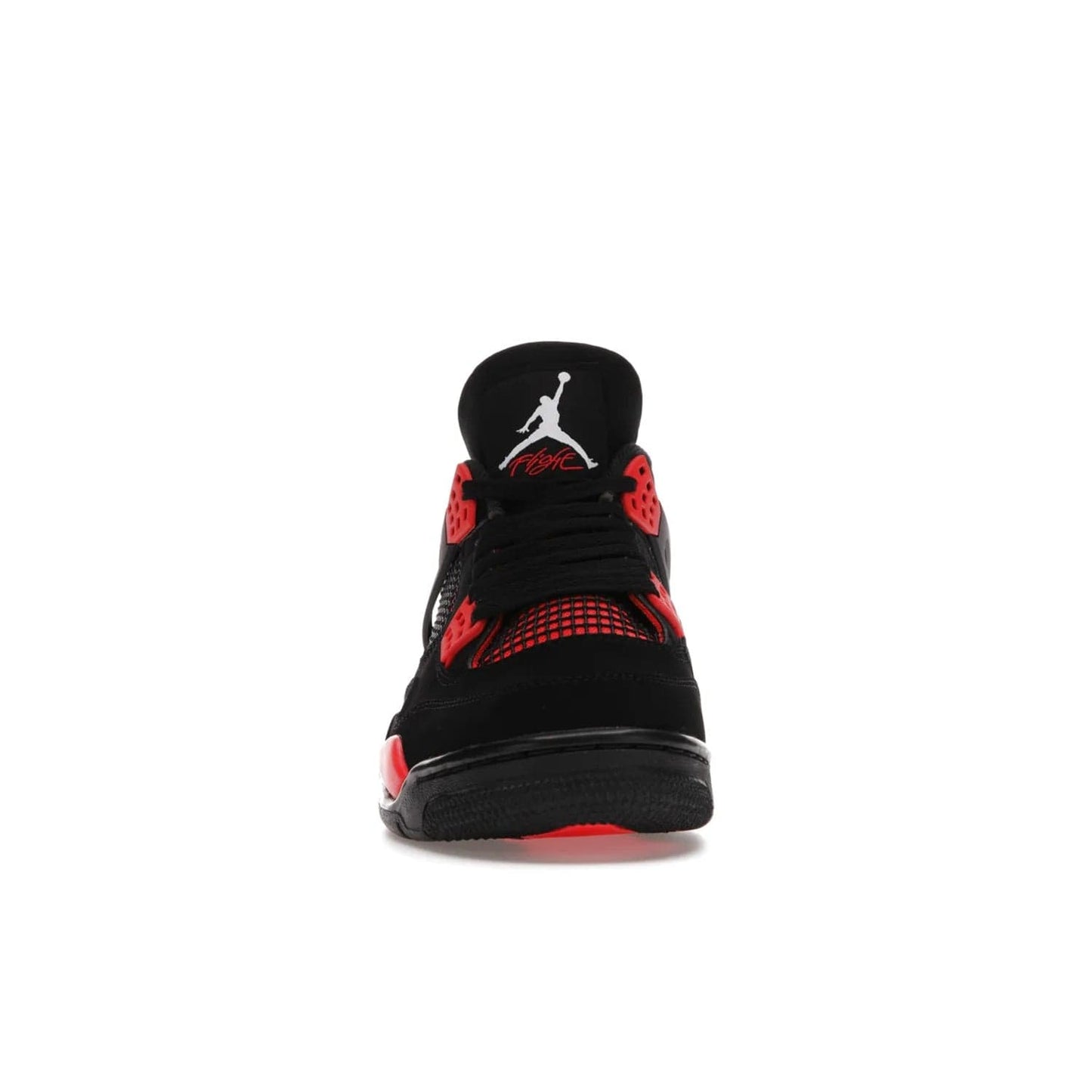 Jordan 4 Retro Red Thunder - Image 10 - Only at www.BallersClubKickz.com - Upscale your footwear with the Air Jordan 4 Retro Red Thunder. Featuring a Durabuck upper, red underlays, signature Flight patch, and vibrant red midsole, this retro sneaker adds style and edge. Releases in January 2022.