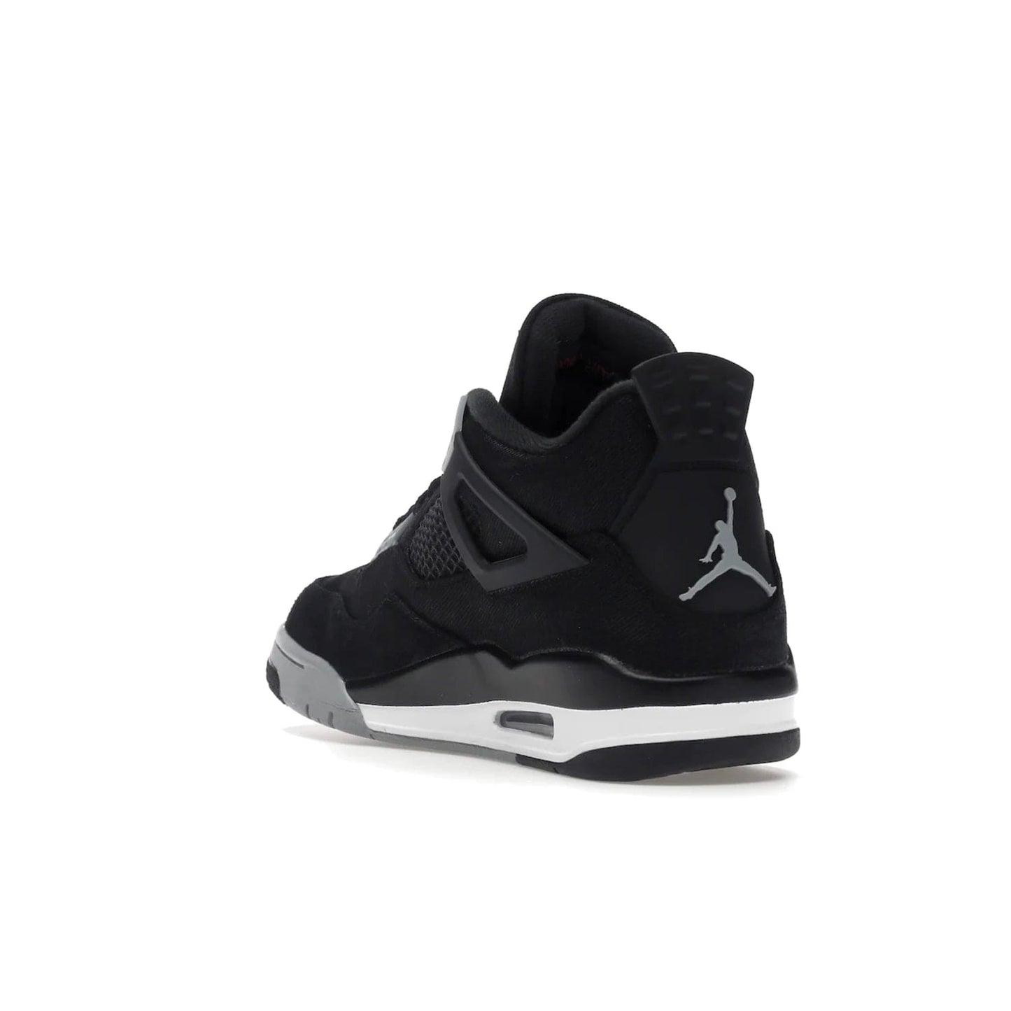 Jordan 4 Retro SE Black Canvas - Image 25 - Only at www.BallersClubKickz.com - The Air Jordan 4 Retro SE Black Canvas brings timeless style and modern luxury. Classic mid-top sneaker in black canvas and grey suede with tonal Jumpman logo, Flight logo and polyurethane midsole with visible Air-sole cushioning. Refresh your sneaker collection and rock the Air Jordan 4 Retro SE Black Canvas.