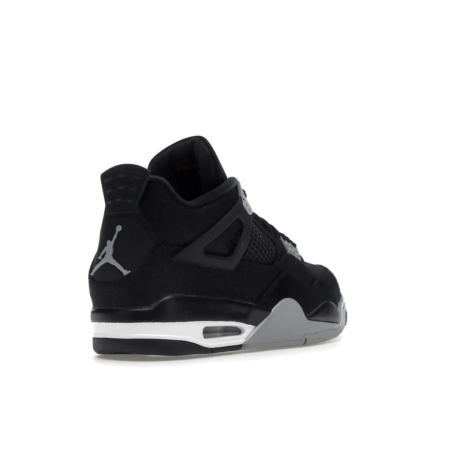 Jordan 4 Retro SE Black Canvas - Image 32 - Only at www.BallersClubKickz.com - The Air Jordan 4 Retro SE Black Canvas brings timeless style and modern luxury. Classic mid-top sneaker in black canvas and grey suede with tonal Jumpman logo, Flight logo and polyurethane midsole with visible Air-sole cushioning. Refresh your sneaker collection and rock the Air Jordan 4 Retro SE Black Canvas.