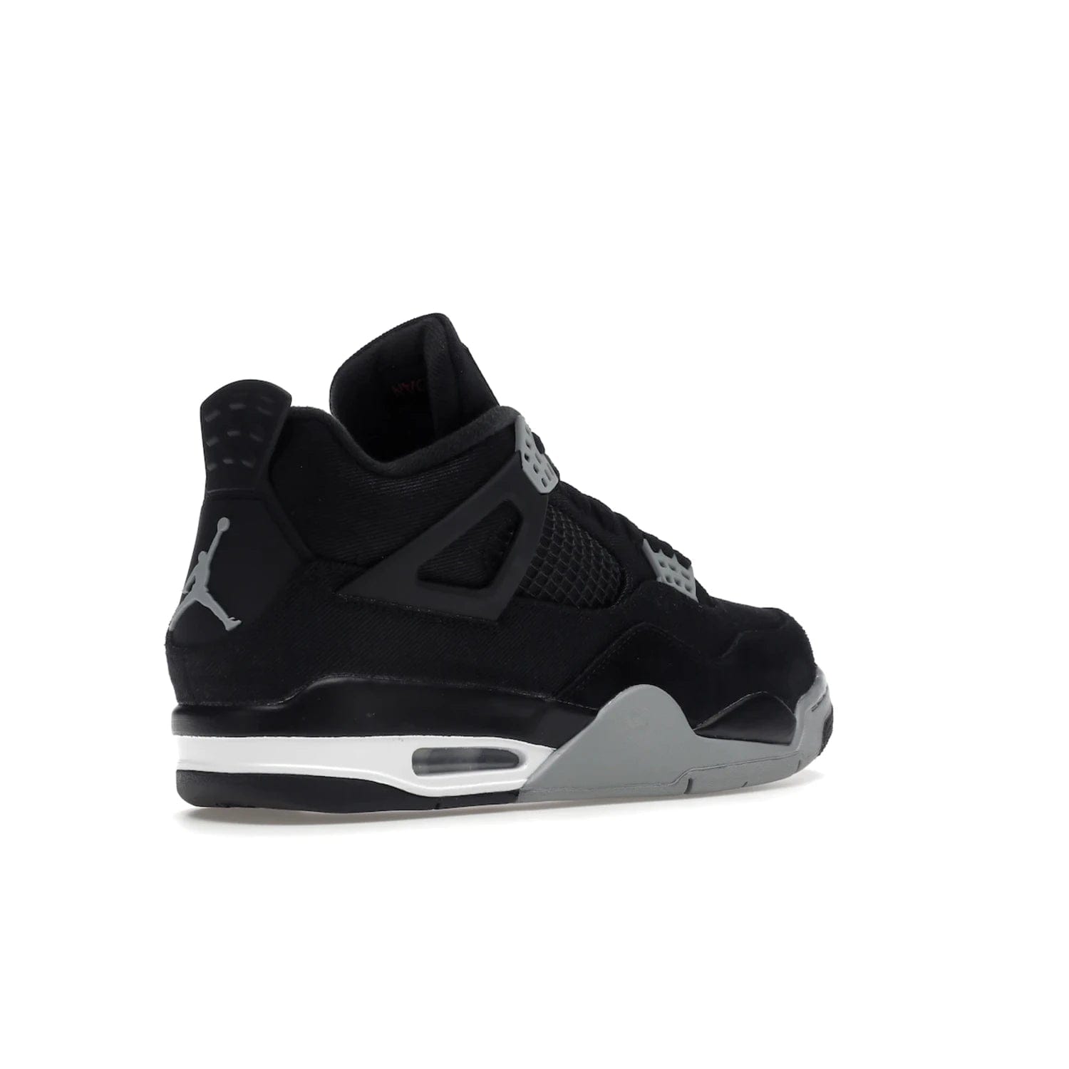 Jordan 4 Retro SE Black Canvas - Image 33 - Only at www.BallersClubKickz.com - The Air Jordan 4 Retro SE Black Canvas brings timeless style and modern luxury. Classic mid-top sneaker in black canvas and grey suede with tonal Jumpman logo, Flight logo and polyurethane midsole with visible Air-sole cushioning. Refresh your sneaker collection and rock the Air Jordan 4 Retro SE Black Canvas.