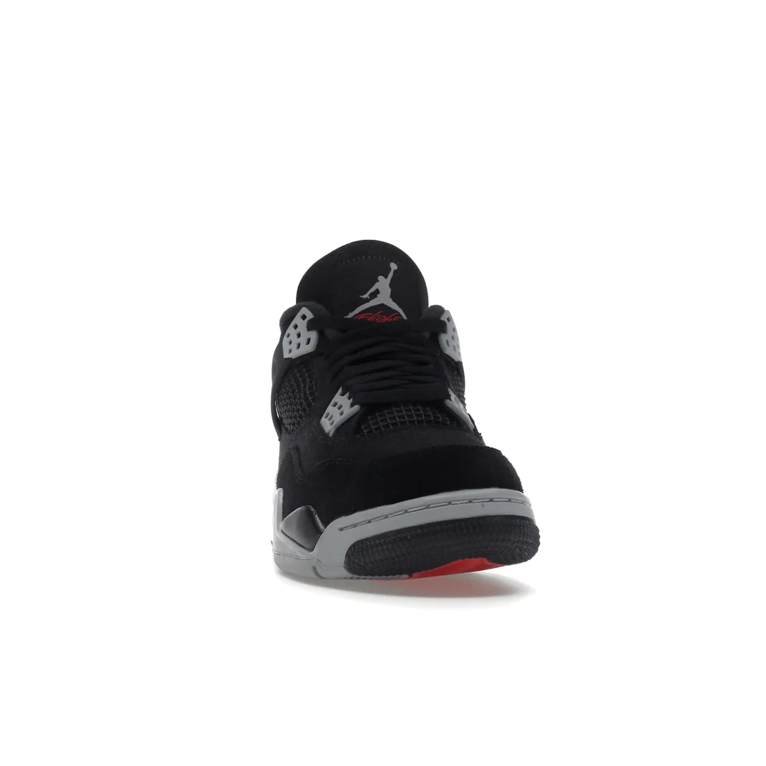 Jordan 4 Retro SE Black Canvas - Image 9 - Only at www.BallersClubKickz.com - The Air Jordan 4 Retro SE Black Canvas brings timeless style and modern luxury. Classic mid-top sneaker in black canvas and grey suede with tonal Jumpman logo, Flight logo and polyurethane midsole with visible Air-sole cushioning. Refresh your sneaker collection and rock the Air Jordan 4 Retro SE Black Canvas.