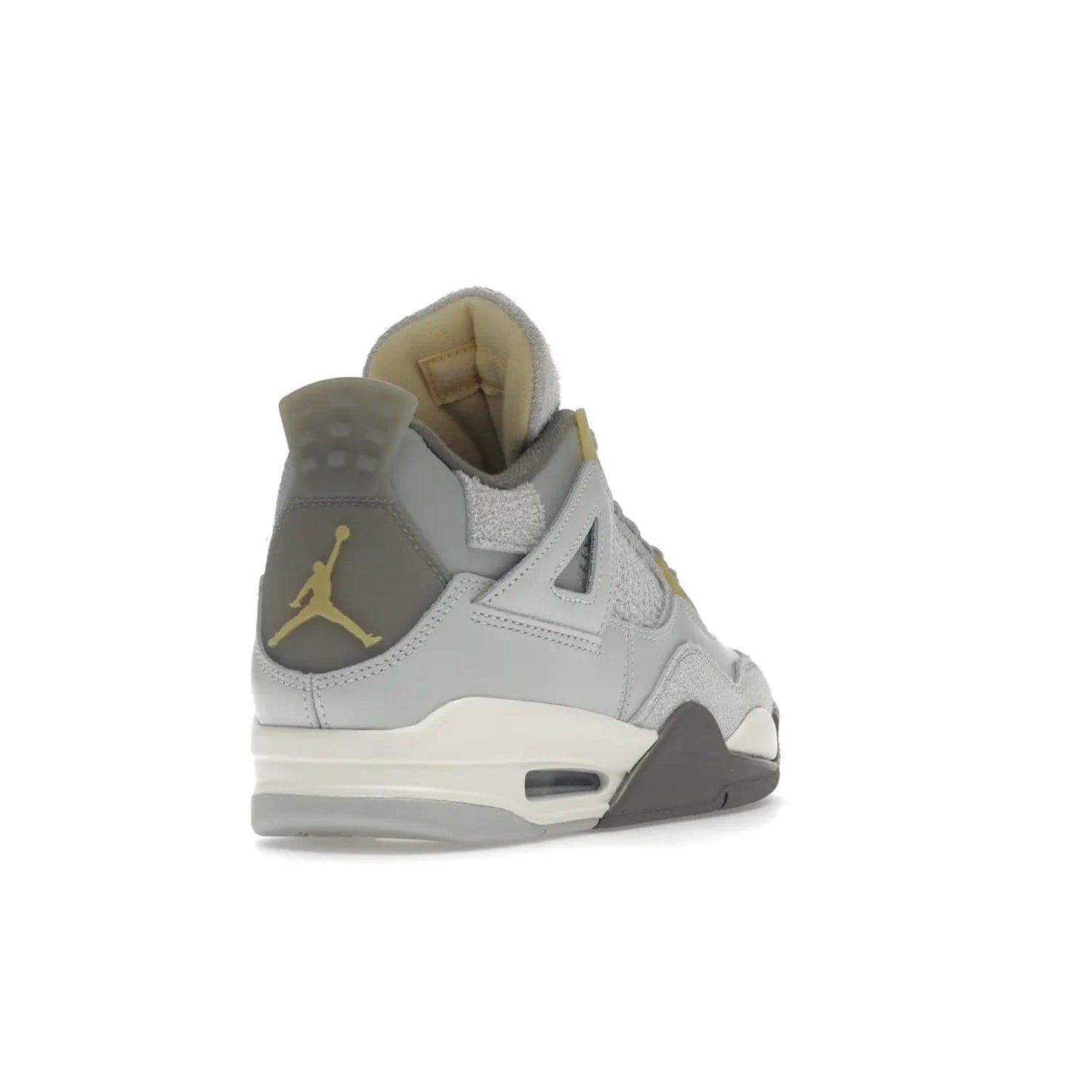 Jordan 4 Retro SE Craft Photon Dust - Image 31 - Only at www.BallersClubKickz.com - Upgrade your shoe collection with the Air Jordan 4 Retro SE Craft Photon Dust. This luxurious sneaker features a combination of suede and leather with unique grey tones like Photon Dust, Pale Vanilla, Off White, Grey Fog, Flat Pewter, and Sail. Available February 11, 2023.