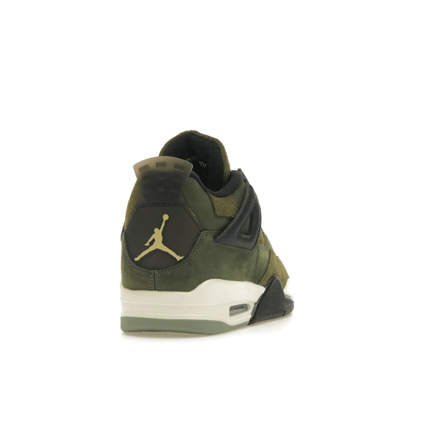 Jordan 4 Retro SE Craft Medium Olive - Image 30 - Only at www.BallersClubKickz.com - Grab the Jordan 4 Retro SE Crafts for a unique style. Combines Medium Olive, Pale Vanilla, Khaki, Black and Sail, with same classic shape, cushioning, and rubber outsole. Available on November 18th!