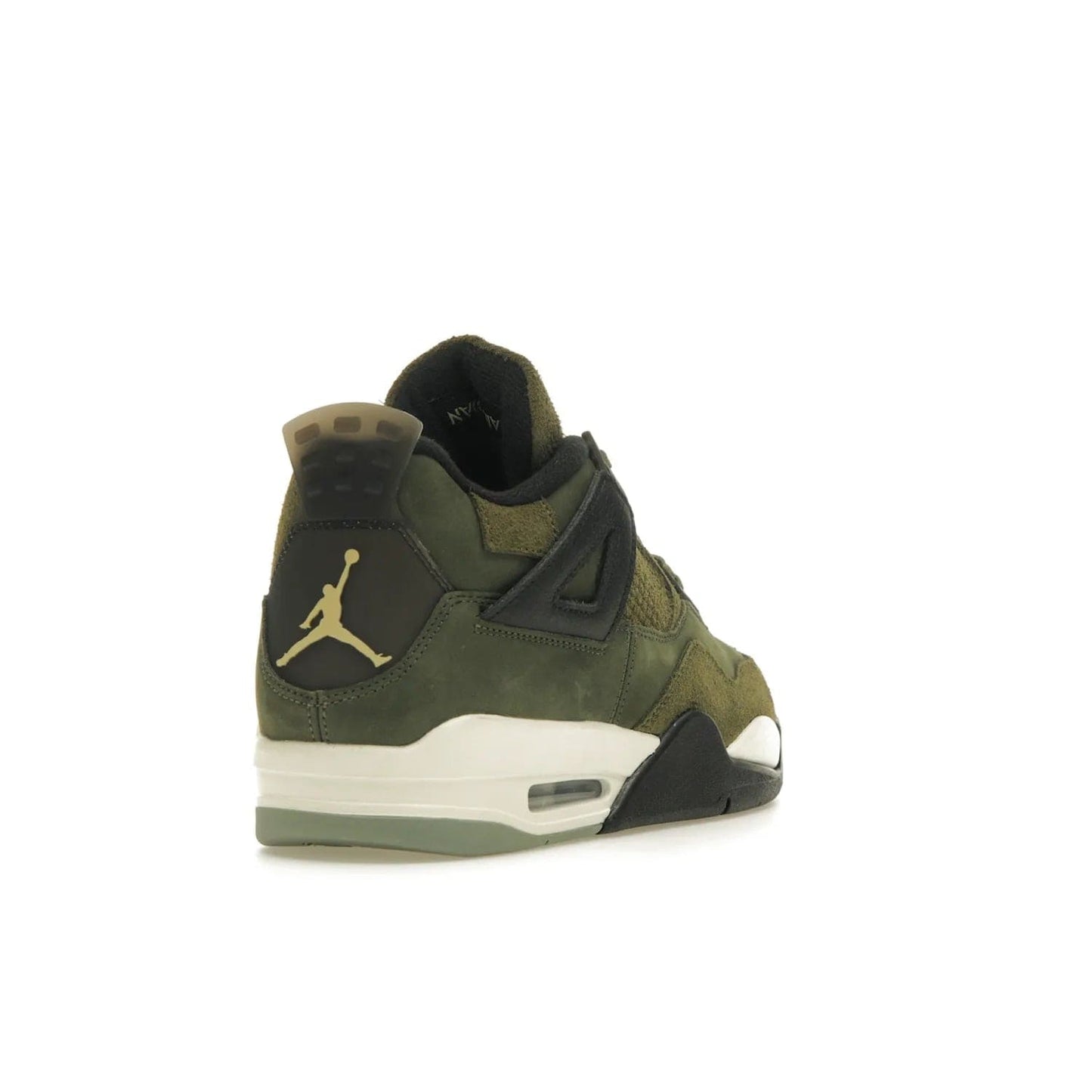 Jordan 4 Retro SE Craft Medium Olive - Image 31 - Only at www.BallersClubKickz.com - Grab the Jordan 4 Retro SE Crafts for a unique style. Combines Medium Olive, Pale Vanilla, Khaki, Black and Sail, with same classic shape, cushioning, and rubber outsole. Available on November 18th!