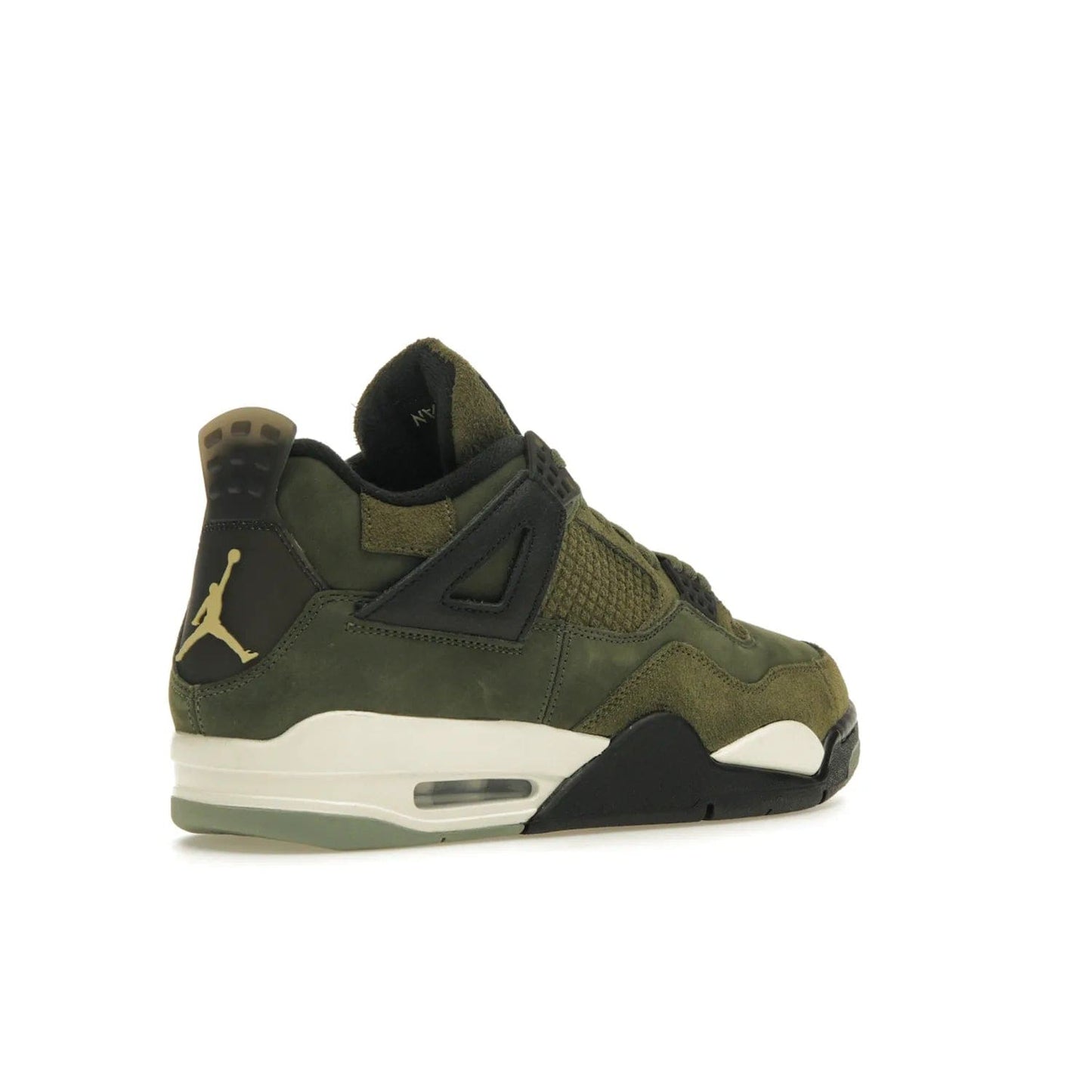 Jordan 4 Retro SE Craft Medium Olive - Image 33 - Only at www.BallersClubKickz.com - Grab the Jordan 4 Retro SE Crafts for a unique style. Combines Medium Olive, Pale Vanilla, Khaki, Black and Sail, with same classic shape, cushioning, and rubber outsole. Available on November 18th!