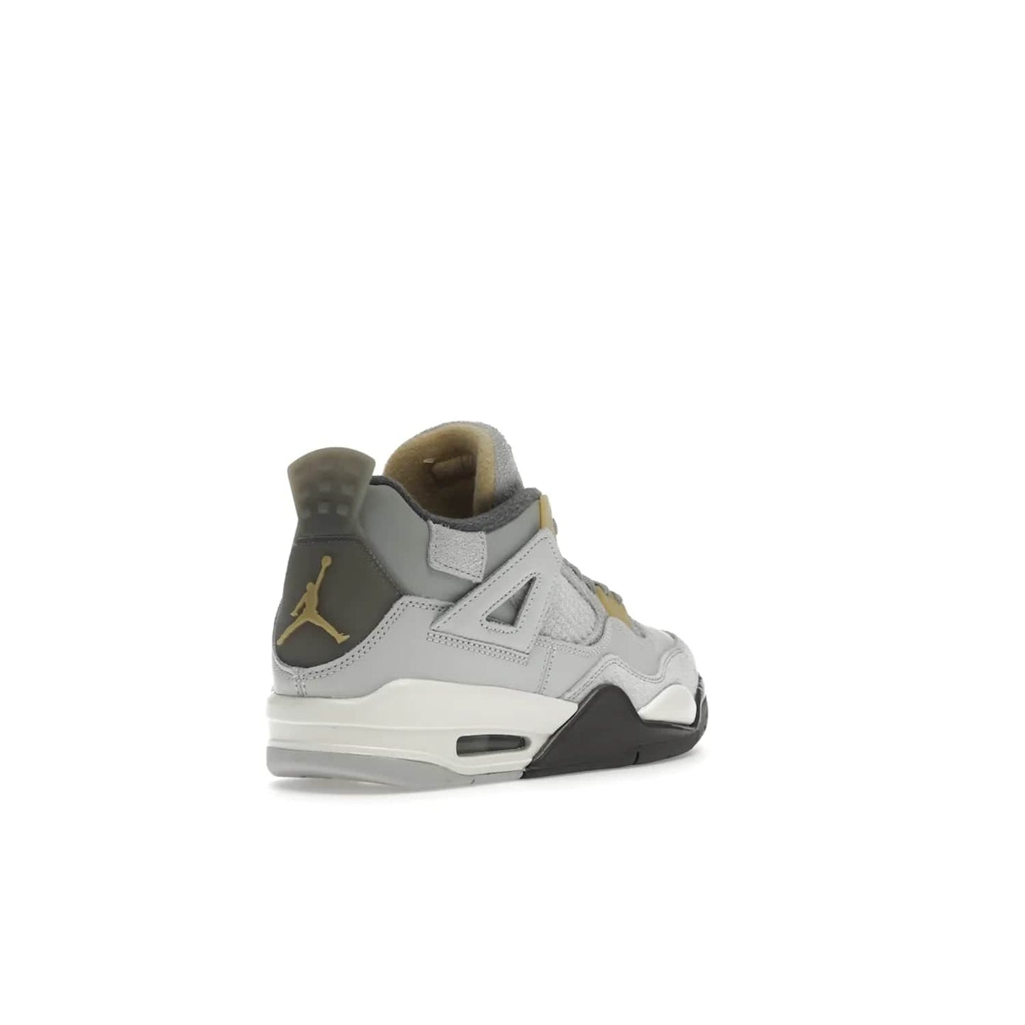 Jordan 4 Retro SE Craft Photon Dust (GS) - Image 32 - Only at www.BallersClubKickz.com - Shop the Jordan 4 Retro SE Craft Photon Dust (GS), the ultimate mix of style and comfort. With photonic dust, pale vanilla, off-white, grey fog, flat pewter and sail colorway, foam midsole, and rubber outsole, don't miss this special edition Jordan 4 releasing Feb 11, 2023.