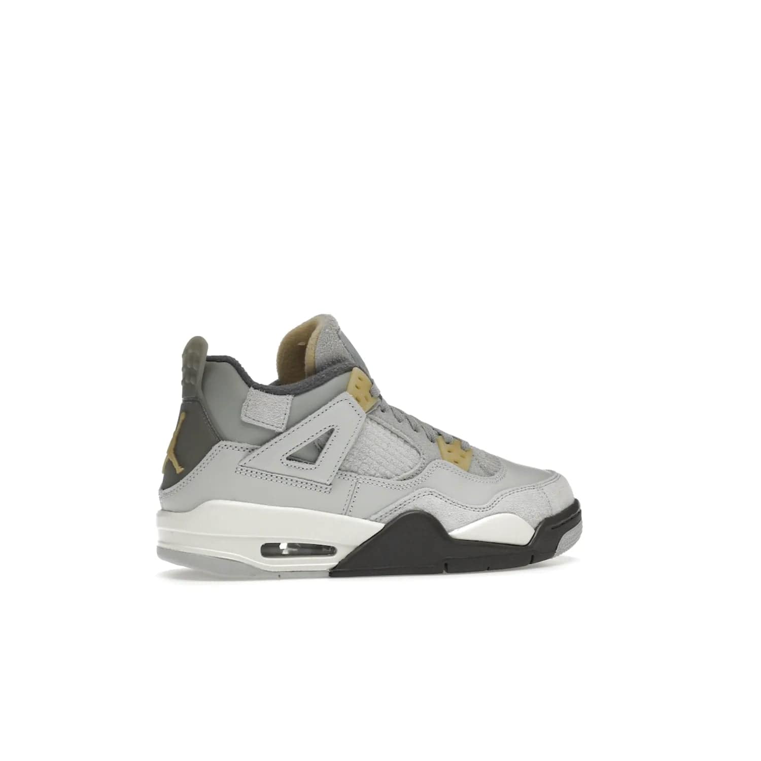 Jordan 4 Retro SE Craft Photon Dust (GS) - Image 35 - Only at www.BallersClubKickz.com - Shop the Jordan 4 Retro SE Craft Photon Dust (GS), the ultimate mix of style and comfort. With photonic dust, pale vanilla, off-white, grey fog, flat pewter and sail colorway, foam midsole, and rubber outsole, don't miss this special edition Jordan 4 releasing Feb 11, 2023.
