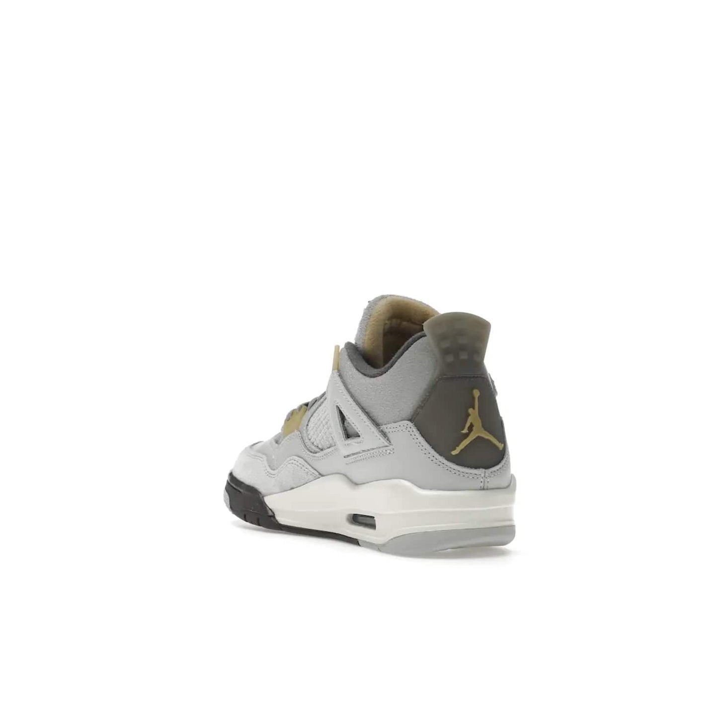 Jordan 4 Retro SE Craft Photon Dust (GS) - Image 25 - Only at www.BallersClubKickz.com - Shop the Jordan 4 Retro SE Craft Photon Dust (GS), the ultimate mix of style and comfort. With photonic dust, pale vanilla, off-white, grey fog, flat pewter and sail colorway, foam midsole, and rubber outsole, don't miss this special edition Jordan 4 releasing Feb 11, 2023.