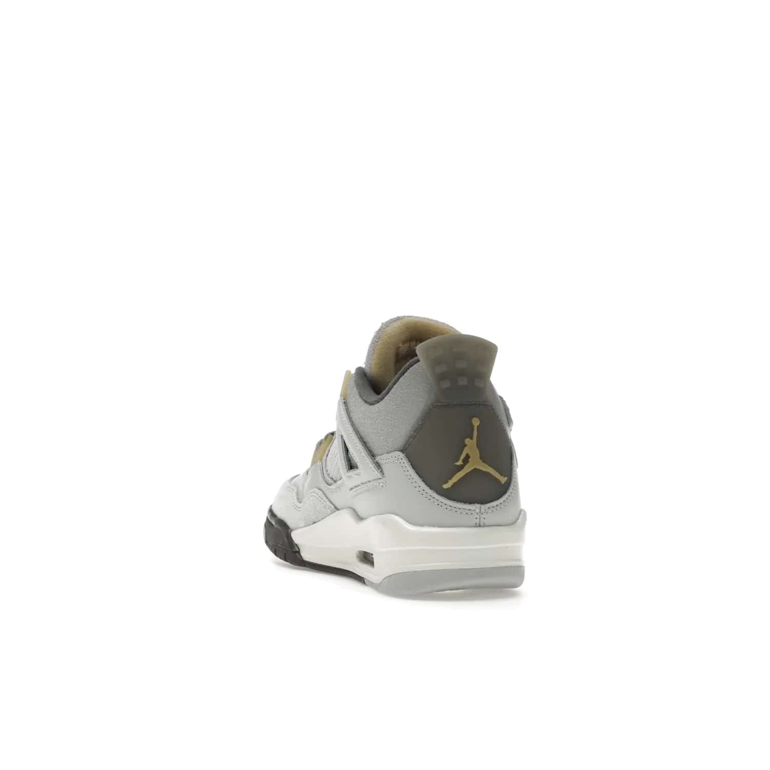 Jordan 4 Retro SE Craft Photon Dust (GS) - Image 26 - Only at www.BallersClubKickz.com - Shop the Jordan 4 Retro SE Craft Photon Dust (GS), the ultimate mix of style and comfort. With photonic dust, pale vanilla, off-white, grey fog, flat pewter and sail colorway, foam midsole, and rubber outsole, don't miss this special edition Jordan 4 releasing Feb 11, 2023.