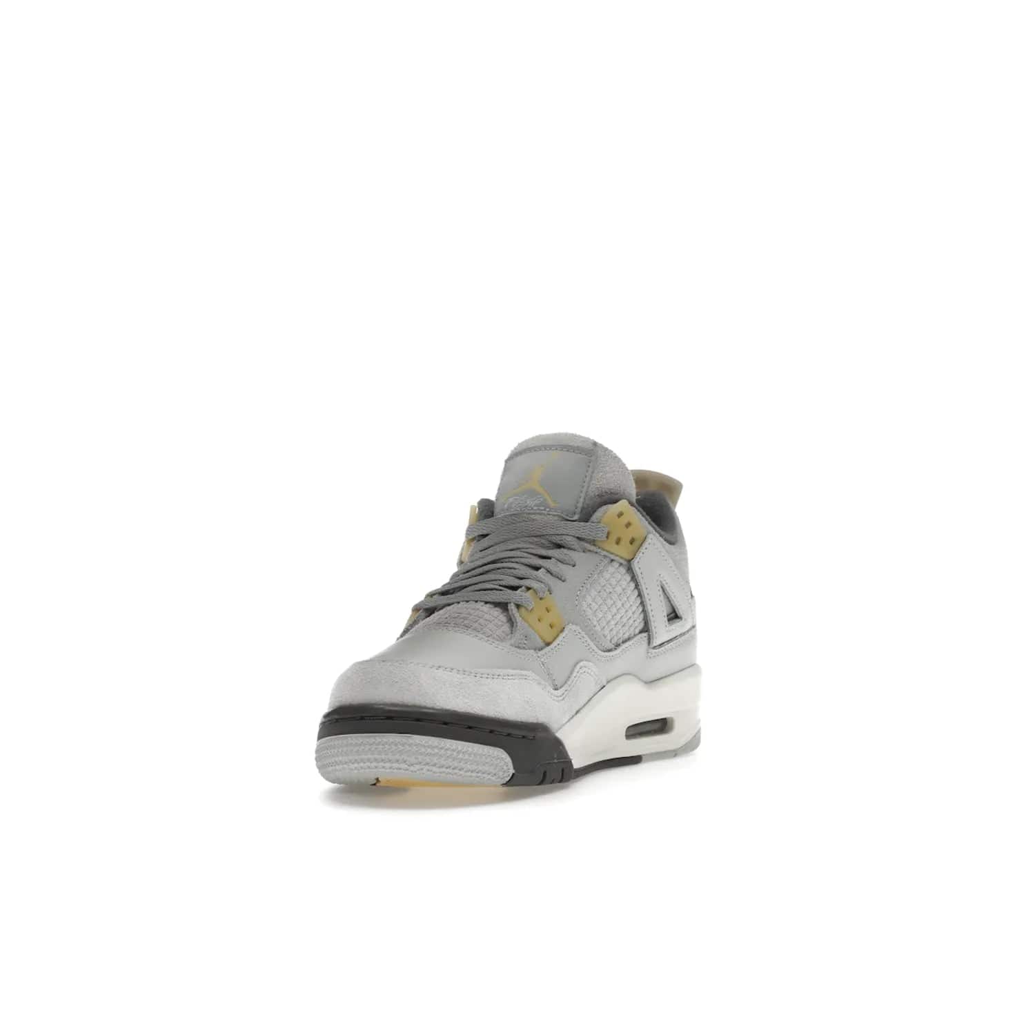 Jordan 4 Retro SE Craft Photon Dust (GS) - Image 13 - Only at www.BallersClubKickz.com - Shop the Jordan 4 Retro SE Craft Photon Dust (GS), the ultimate mix of style and comfort. With photonic dust, pale vanilla, off-white, grey fog, flat pewter and sail colorway, foam midsole, and rubber outsole, don't miss this special edition Jordan 4 releasing Feb 11, 2023.