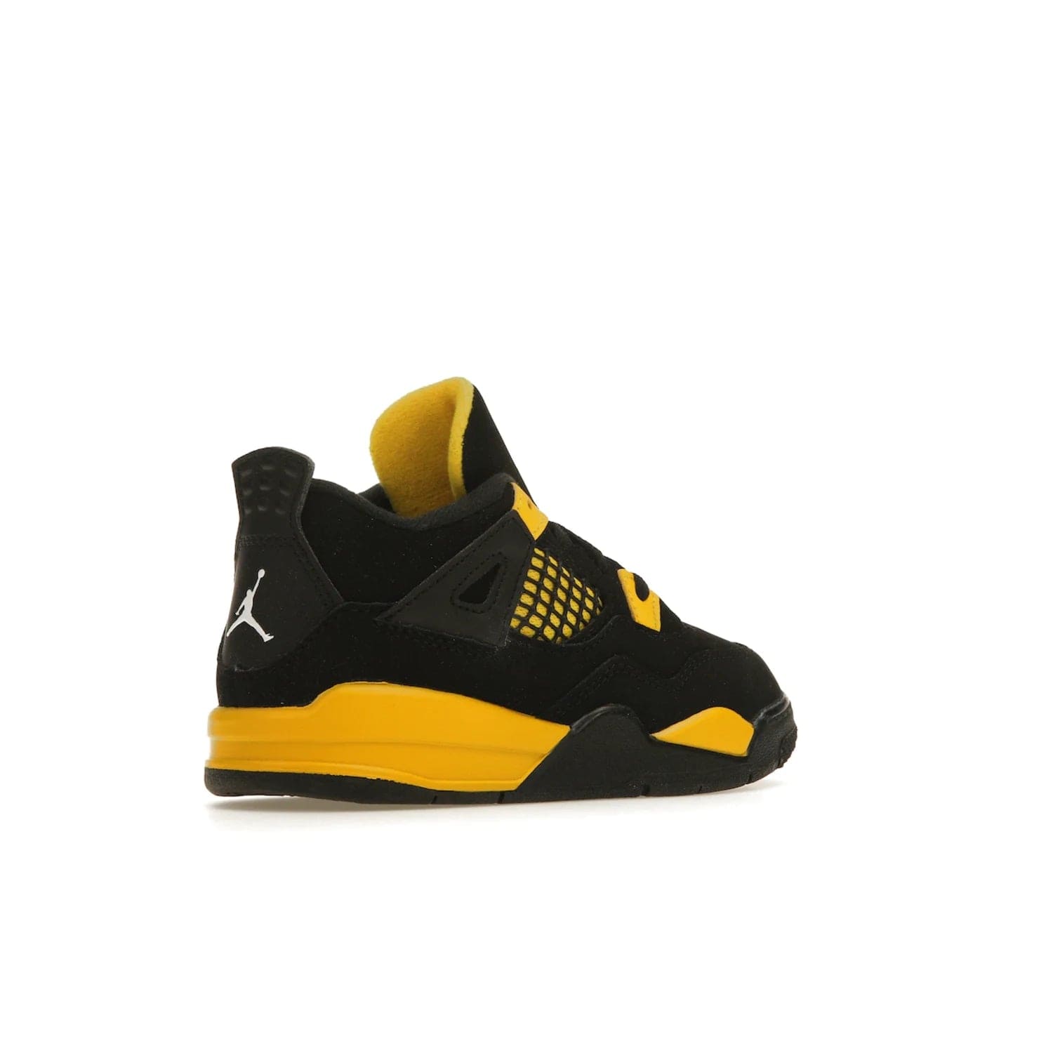 Jordan 4 Retro Thunder (2023) (TD) - Image 33 - Only at www.BallersClubKickz.com - Introducing the Jordan 4 Retro Thunder (2023) (TD): All-Black upper with Tour Yellow accents & Nike Air cushioning. Releasing in 2023.